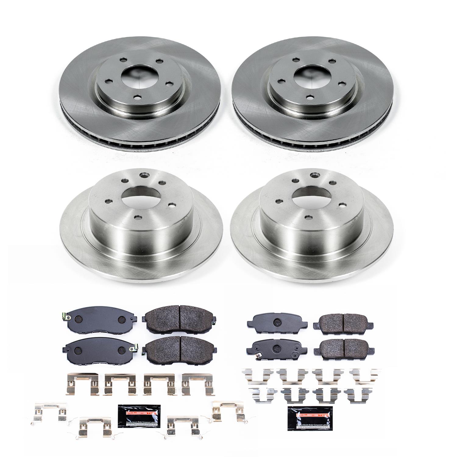 Power Stop 07-12 Nissan Sentra Front & Rear Track Day Brake Kit (1x psbTDBK5217, 1x psbTDBK098) thumbnail 8