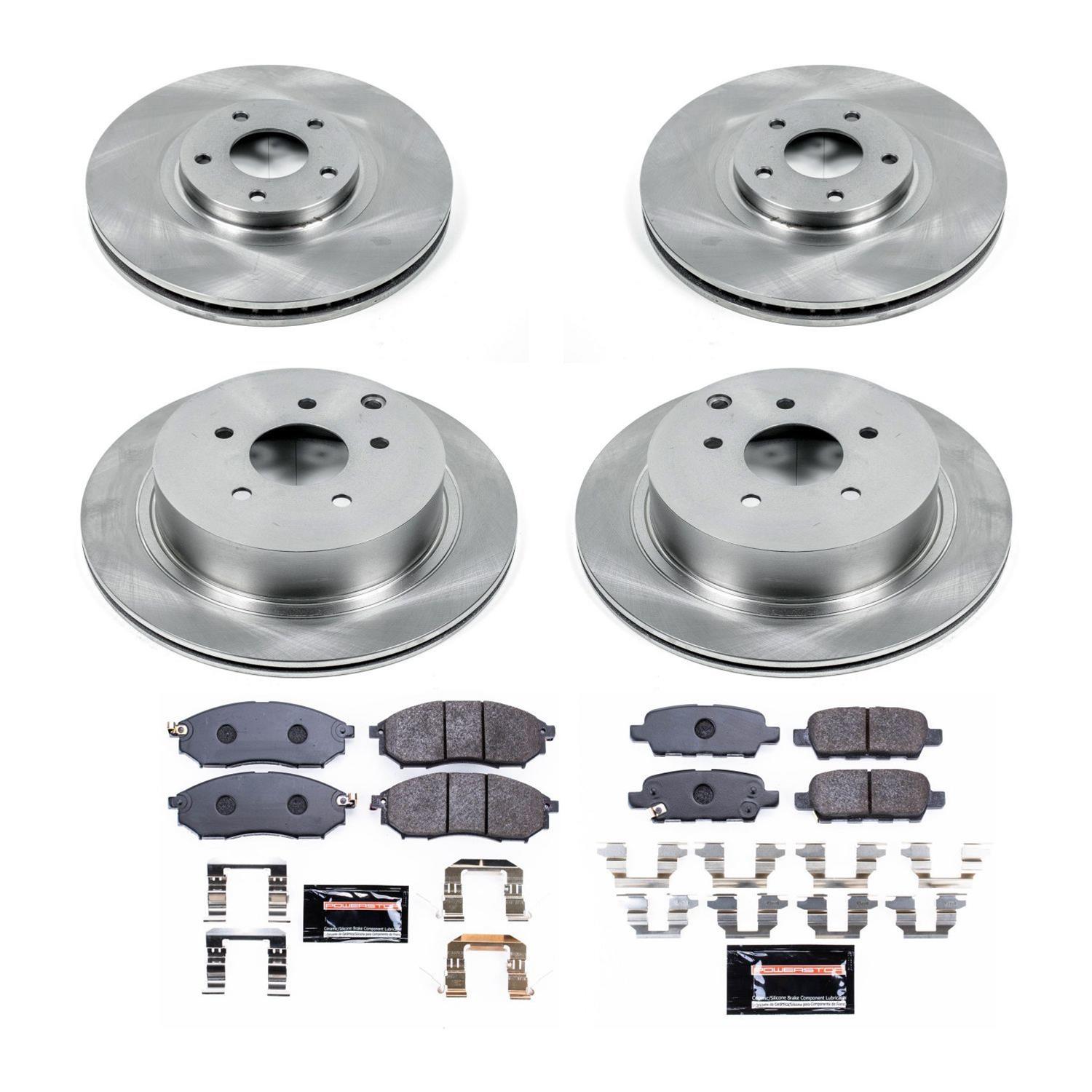 Power Stop 11-14 Nissan Murano Front & Rear Track Day Brake Kit (1x psbTDBK5263, 1x psbTDBK2427) thumbnail 8