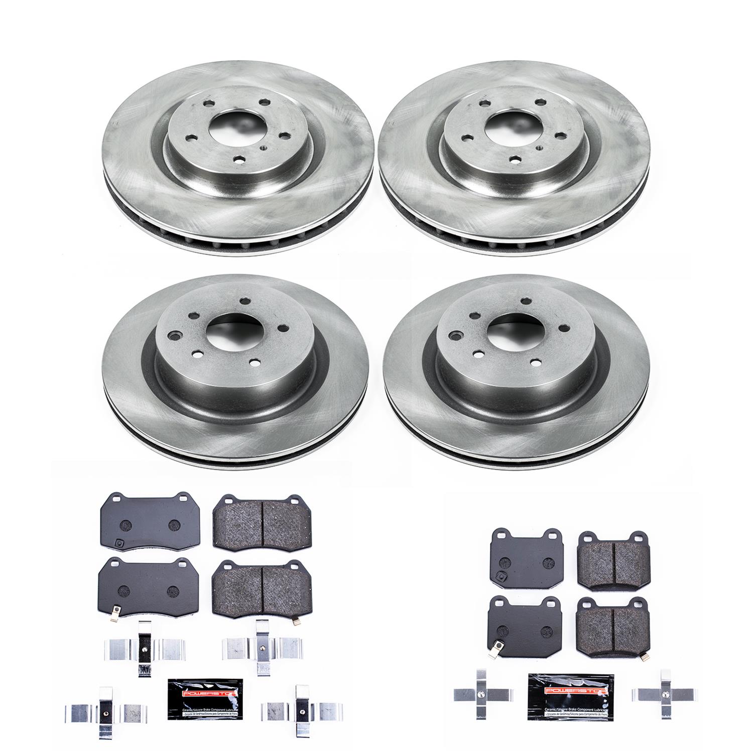 Power Stop 03-04 Infiniti G35 Front & Rear Track Day Brake Kit (1x psbTDBK104, 1x psbTDBK5303) thumbnail 5