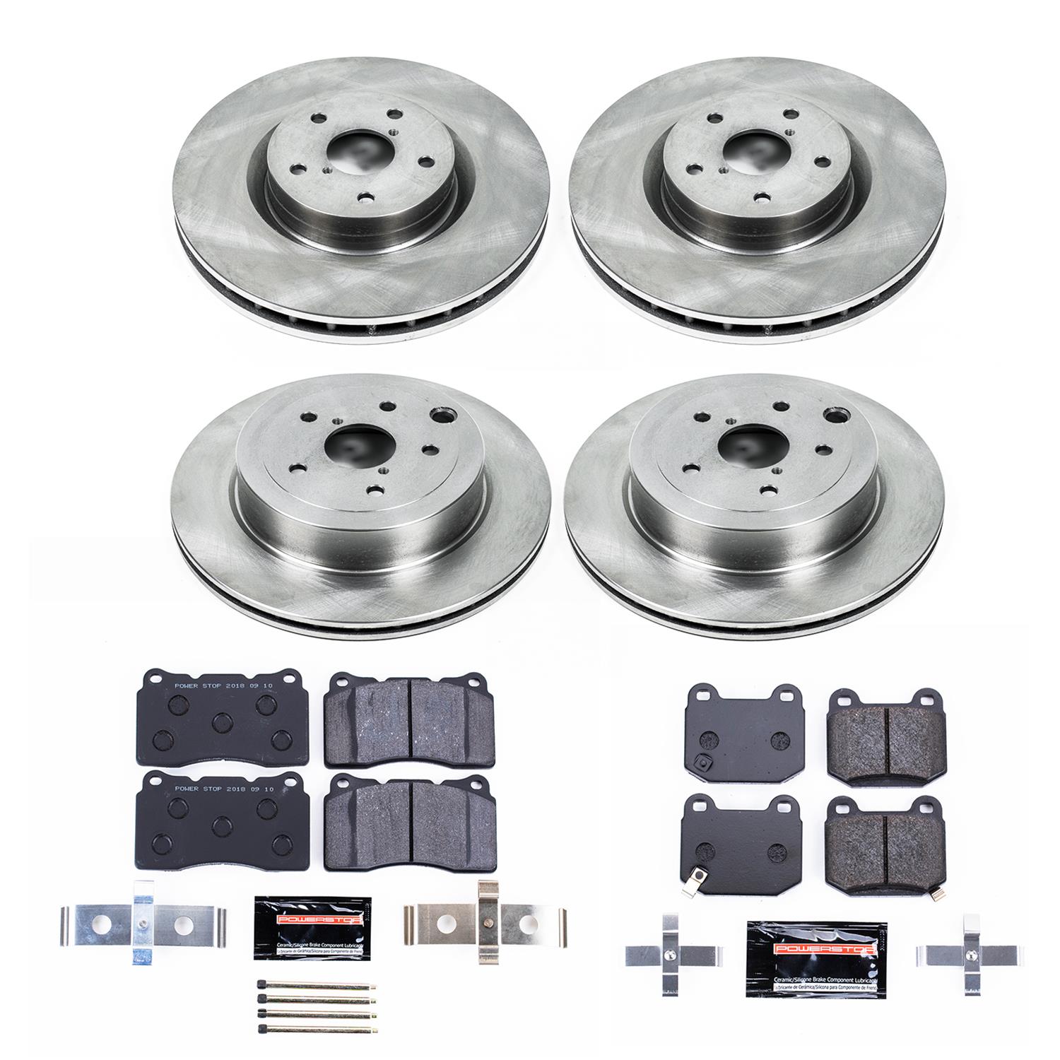 Power Stop 08-14 Subaru Impreza Front & Rear Track Day Brake Kit (1x psbTDBK131, 1x psbTDBK5305) thumbnail 5