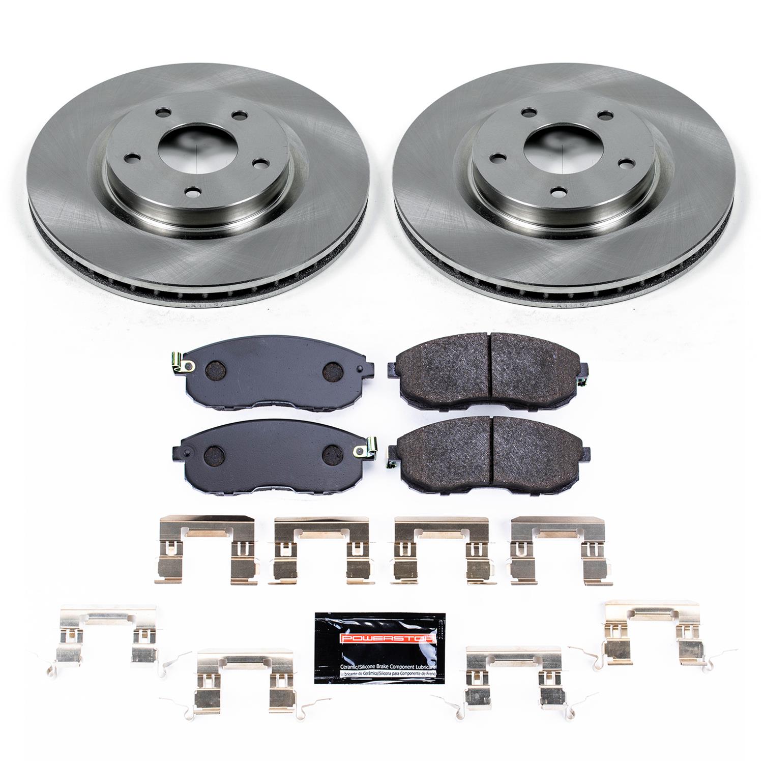 Power Stop 07-12 Nissan Sentra Front & Rear Track Day Brake Kit (1x psbTDBK5217, 1x psbTDBK098) thumbnail 5