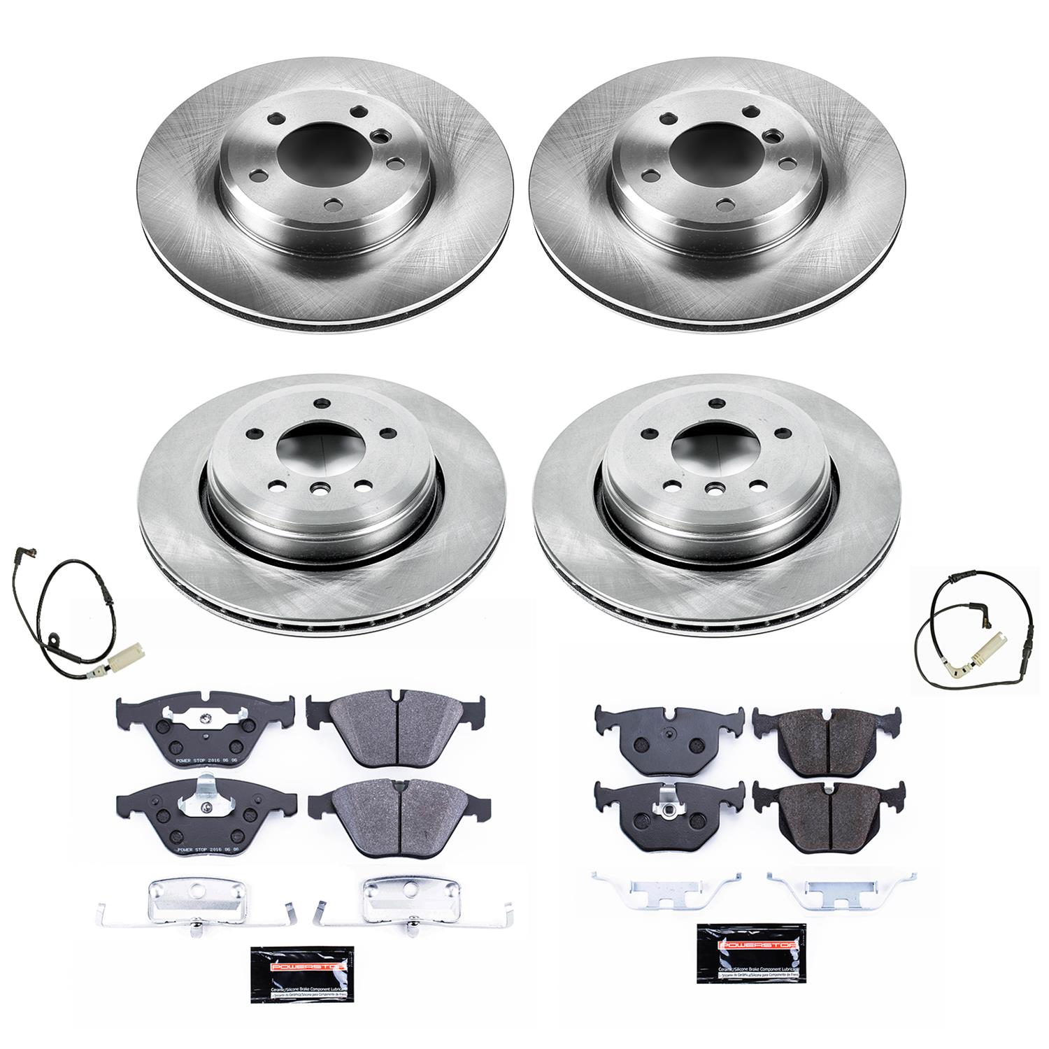 Power Stop 04-06 BMW 525i Front & Rear Track Day Brake Kit (1x psbTDBK2110, 1x psbTDBK5361) thumbnail 5