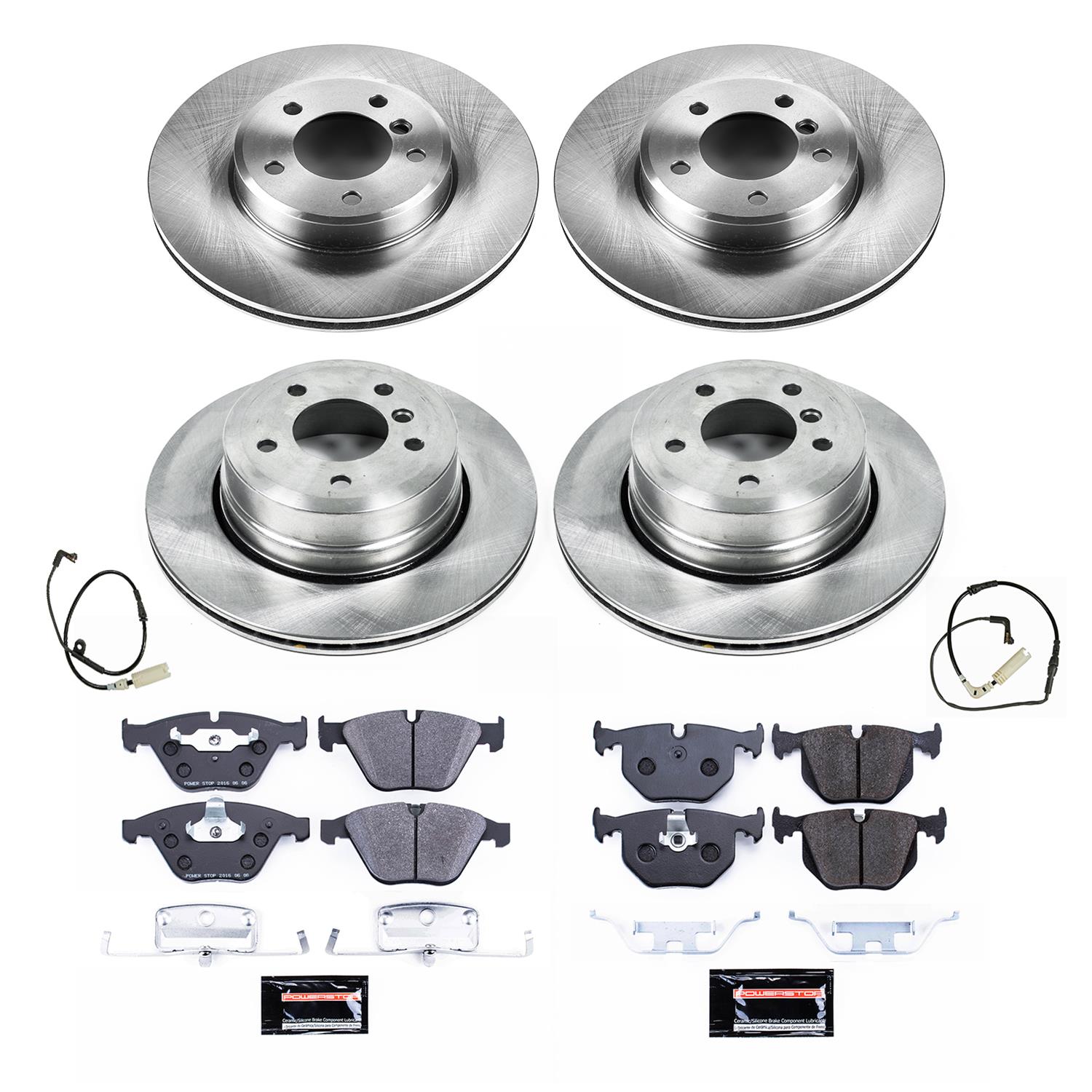 Power Stop 06-07 BMW 525xi Front & Rear Track Day Brake Kit (1x psbTDBK5491, 1x psbTDBK2110) thumbnail 5