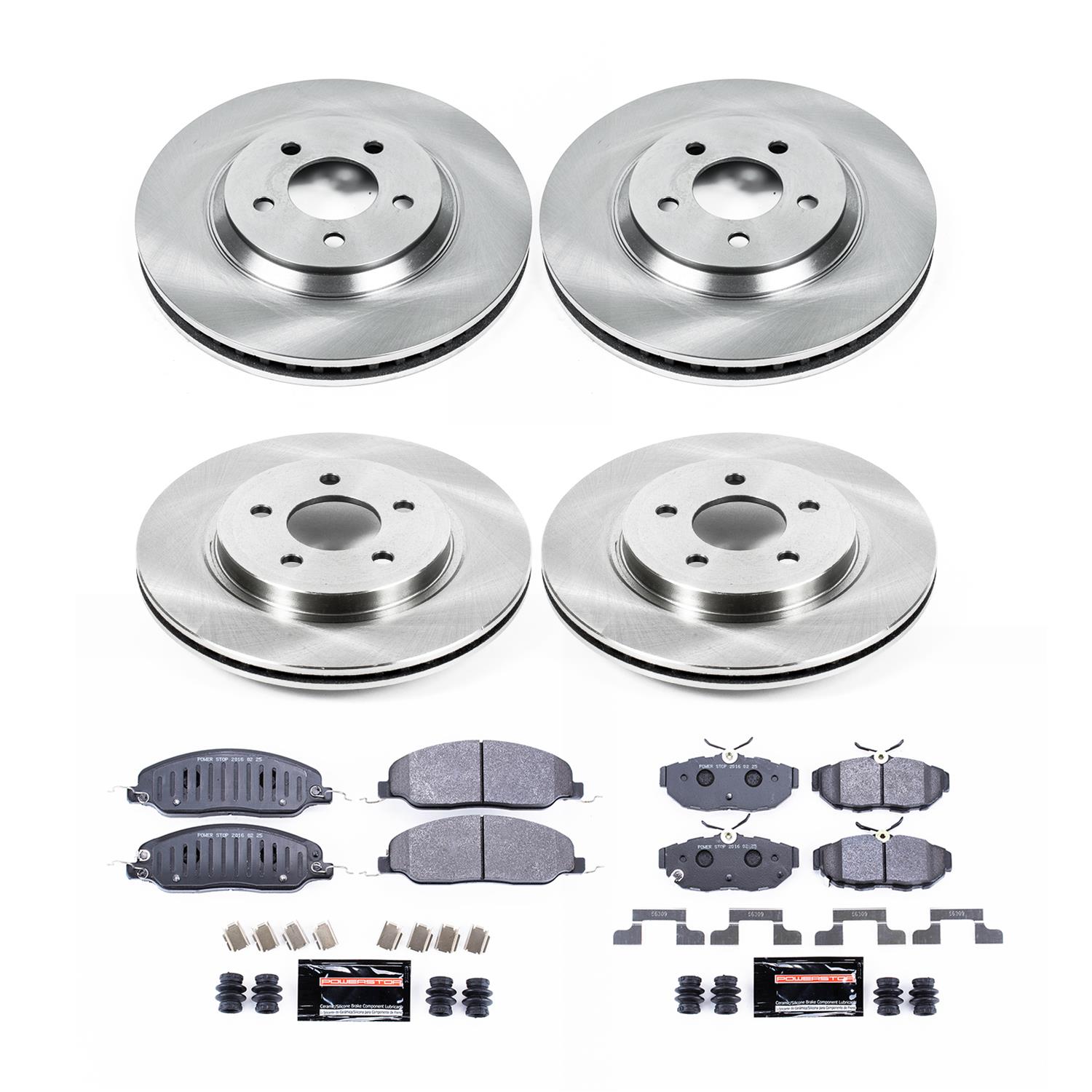 Power Stop 11-14 Ford Mustang Front & Rear Track Day Brake Kit (1x psbTDBK5407, 1x psbTDBK4749) thumbnail 3