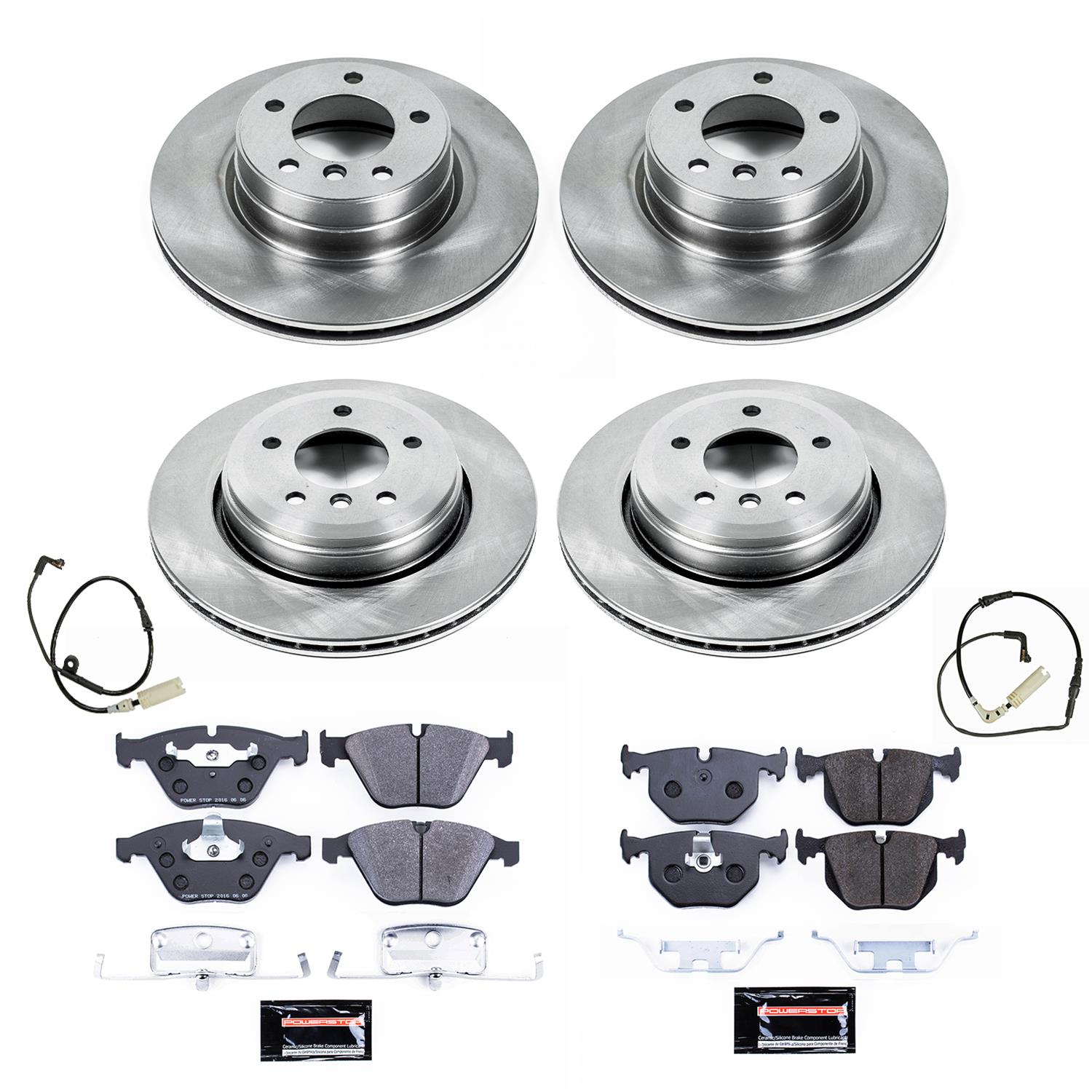 Power Stop 06-07 BMW 525i Front & Rear Track Day Brake Kit (1x psbTDBK5280, 1x psbTDBK5361) thumbnail 5