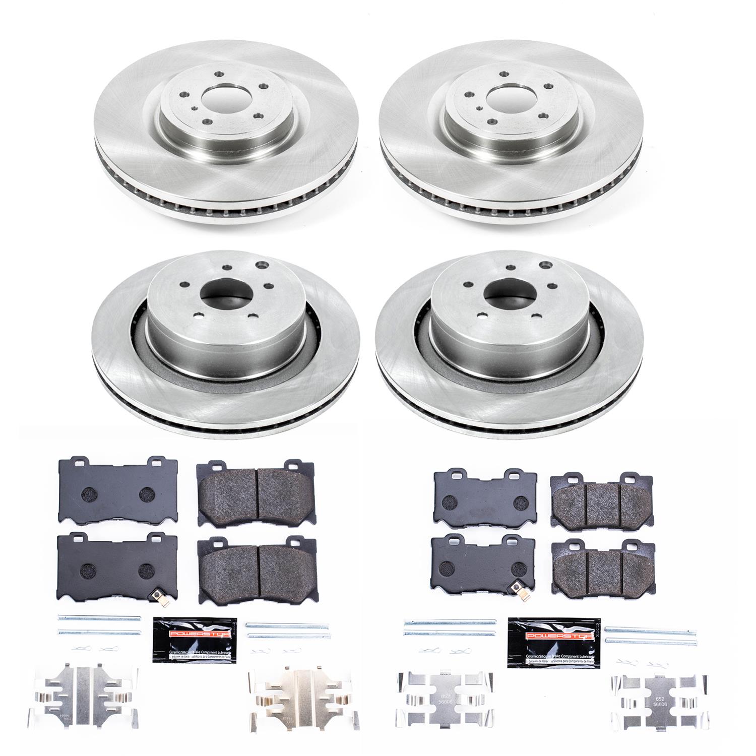 Power Stop 09-13 Infiniti FX50 Front & Rear Track Day Brake Kit (1x psbTDBK2915, 1x psbTDBK5861) thumbnail 5