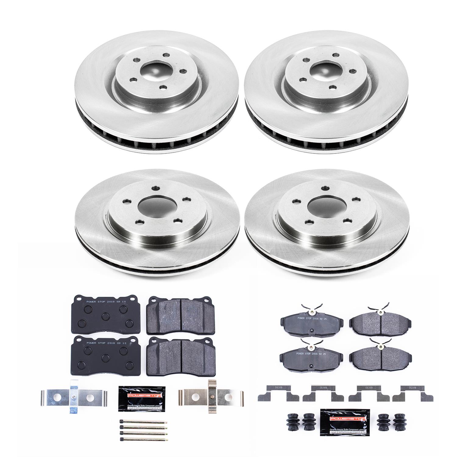 Power Stop 2012 Ford Mustang Front & Rear Track Day Brake Kit (1x psbTDBK5941, 1x psbTDBK4547) thumbnail 7