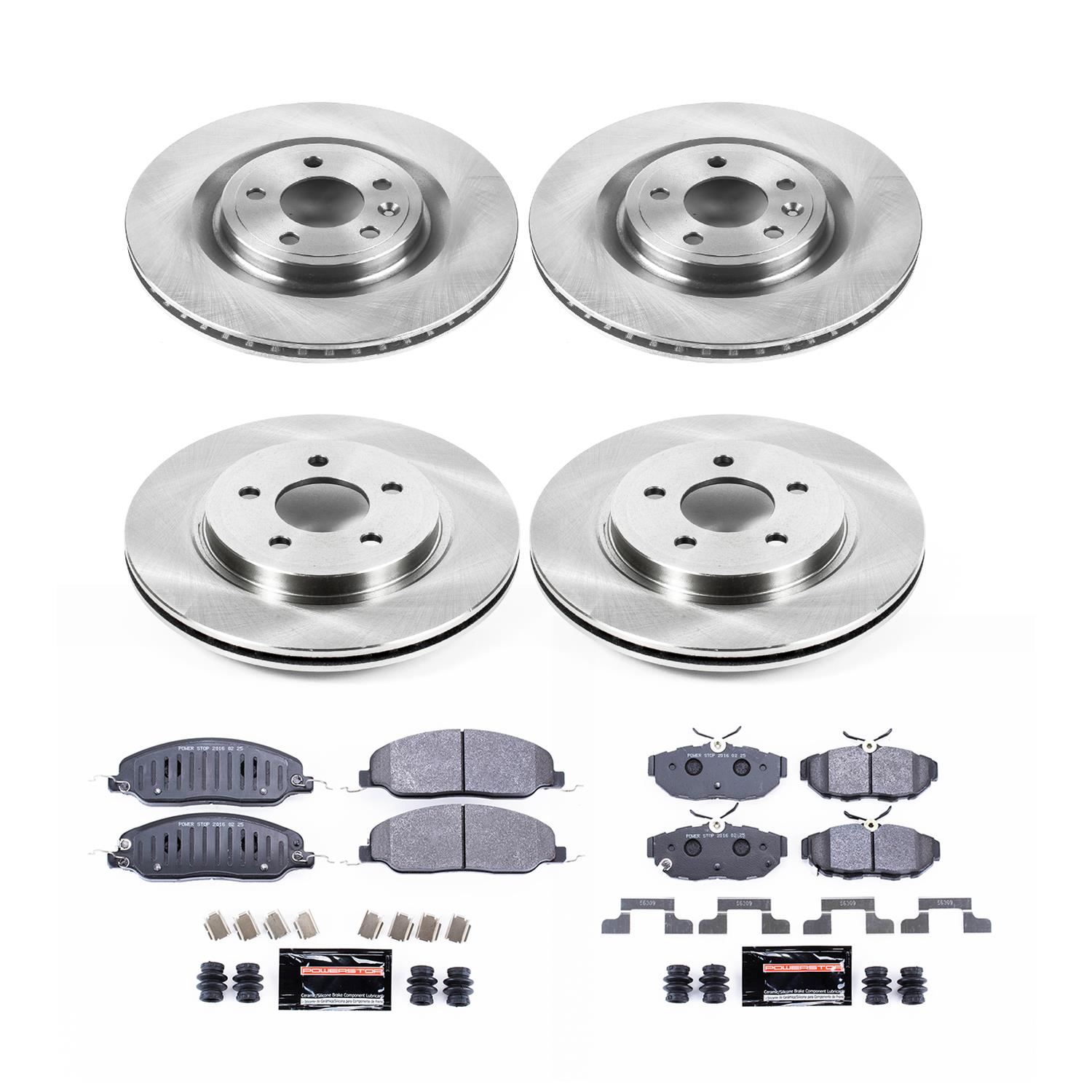 Power Stop 11-14 Ford Mustang Front & Rear Track Day Brake Kit (1x psbTDBK4749, 1x psbTDBK5944) thumbnail 7