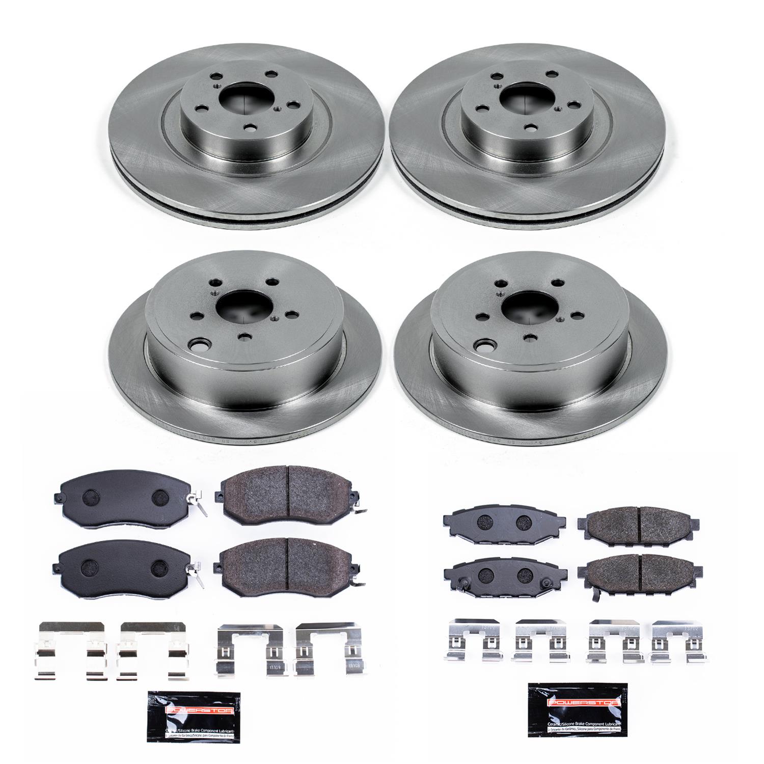 Power Stop 10-13 Subaru Forester Front & Rear Track Day Brake Kit (1x psbTDBK6082, 1x psbTDBK4631) thumbnail 2