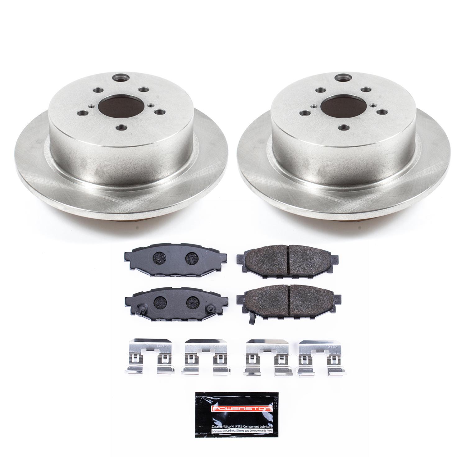 Power Stop 16-17 Subaru Crosstrek Front & Rear Track Day Brake Kit (1x psbTDBK6082, 1x psbTDBK6107) thumbnail 9