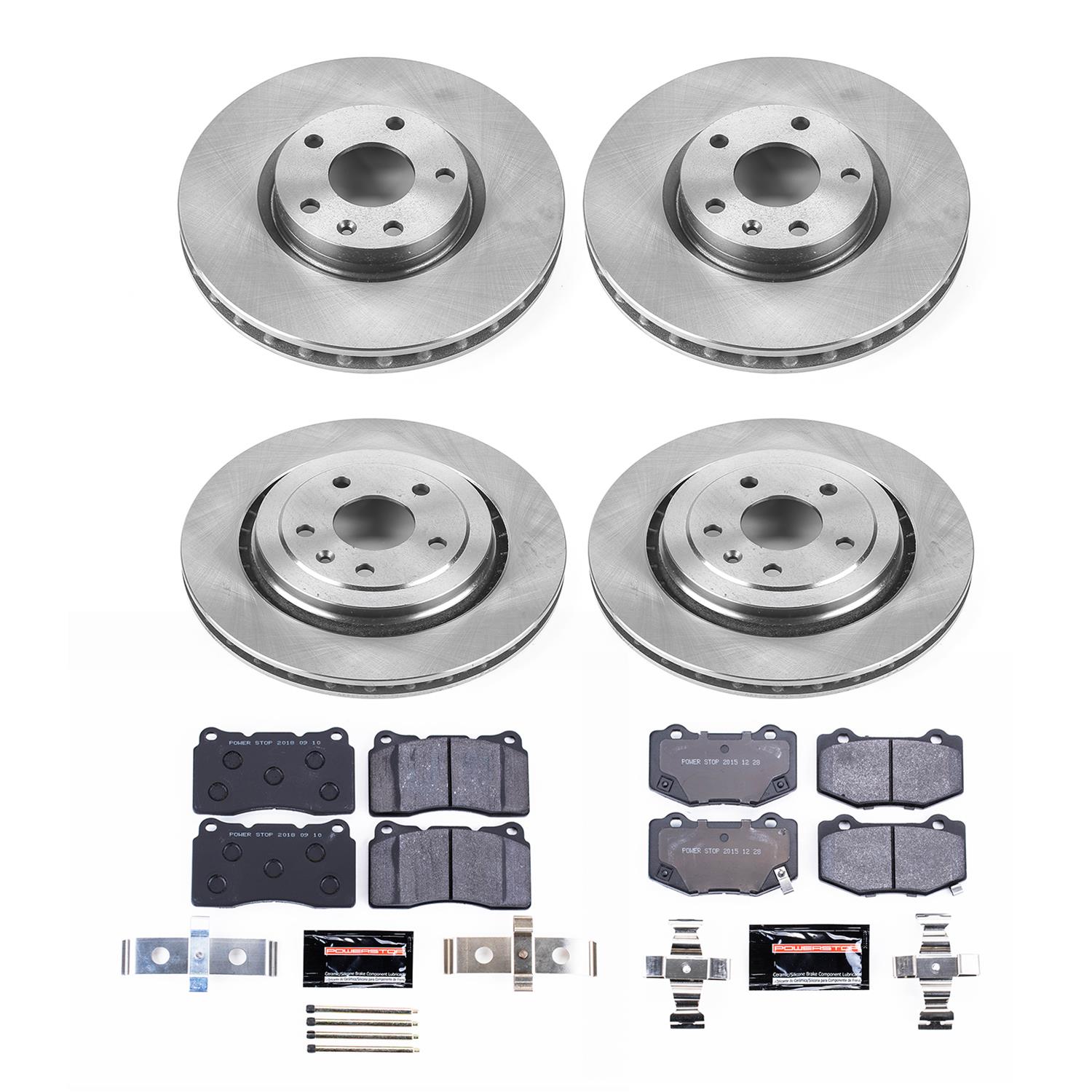 Power Stop 2014 Chevrolet Corvette Front & Rear Track Day Brake Kit (1x psbTDBK6530, 1x psbTDBK6528) thumbnail 5