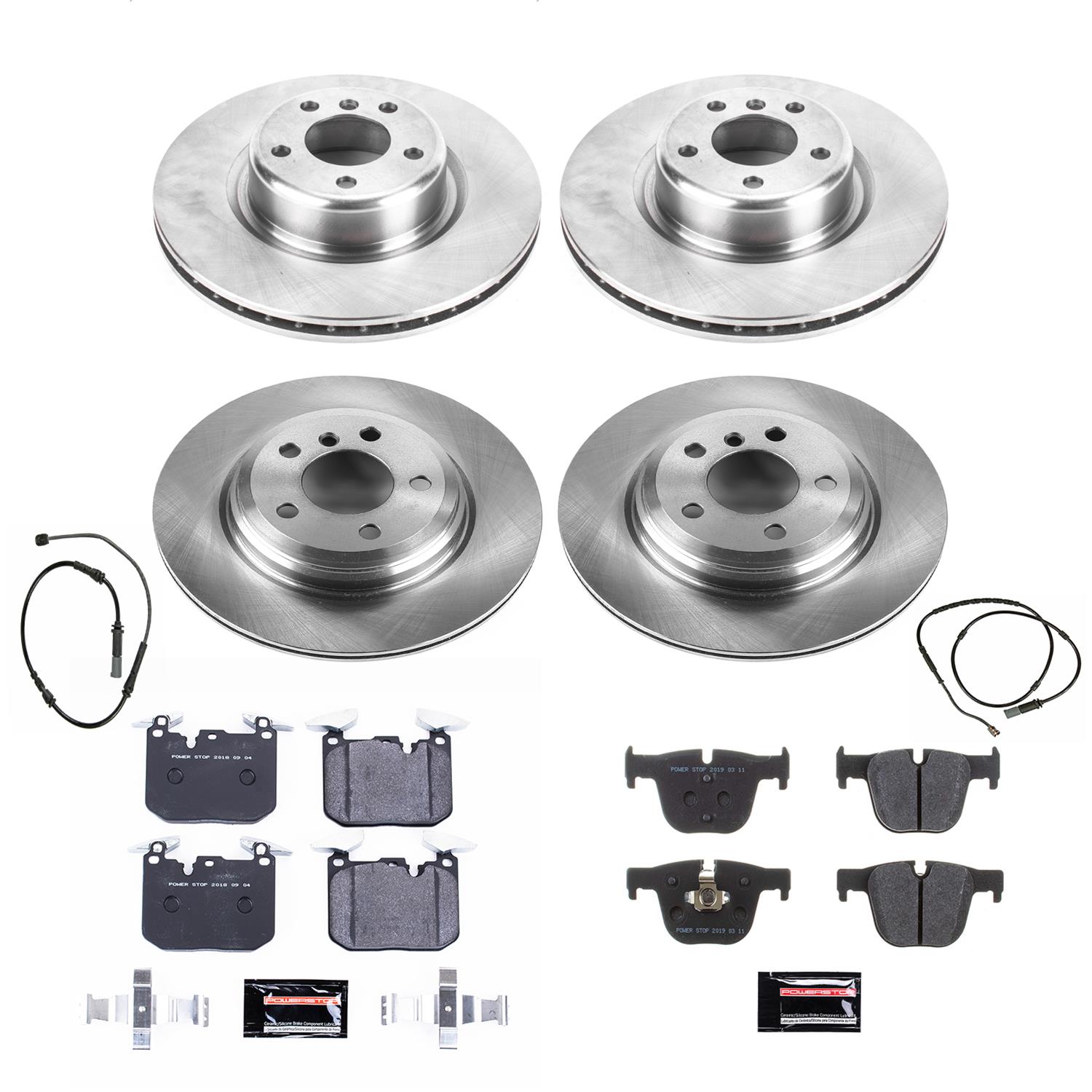 Power Stop 2016 BMW 328i xDrive Front & Rear Track Day Brake Kit (1x psbTDBK6667, 1x psbTDBK6653) thumbnail 7