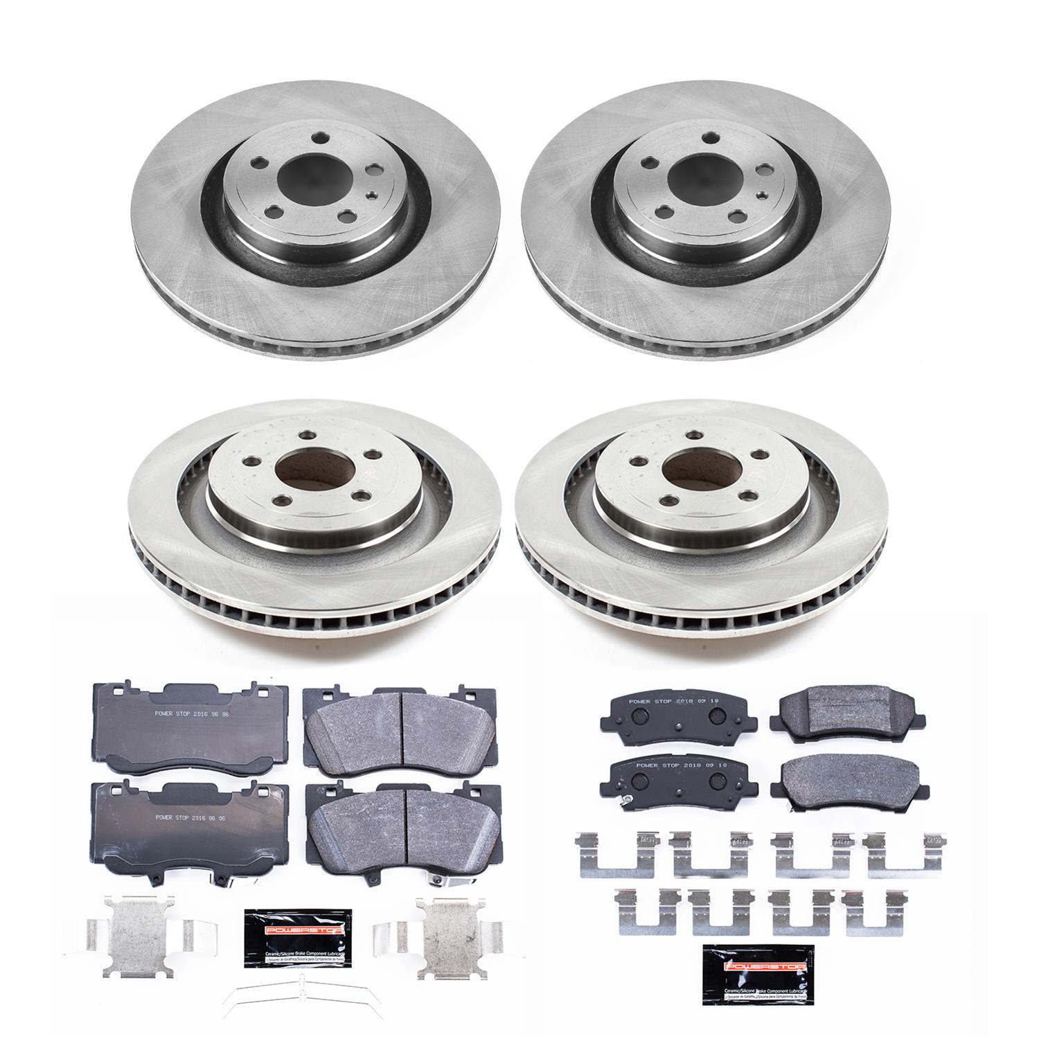 Power Stop 15-19 Ford Mustang Front & Rear Track Day Brake Kit (1x psbTDBK6806, 1x psbTDBK6812) thumbnail 5