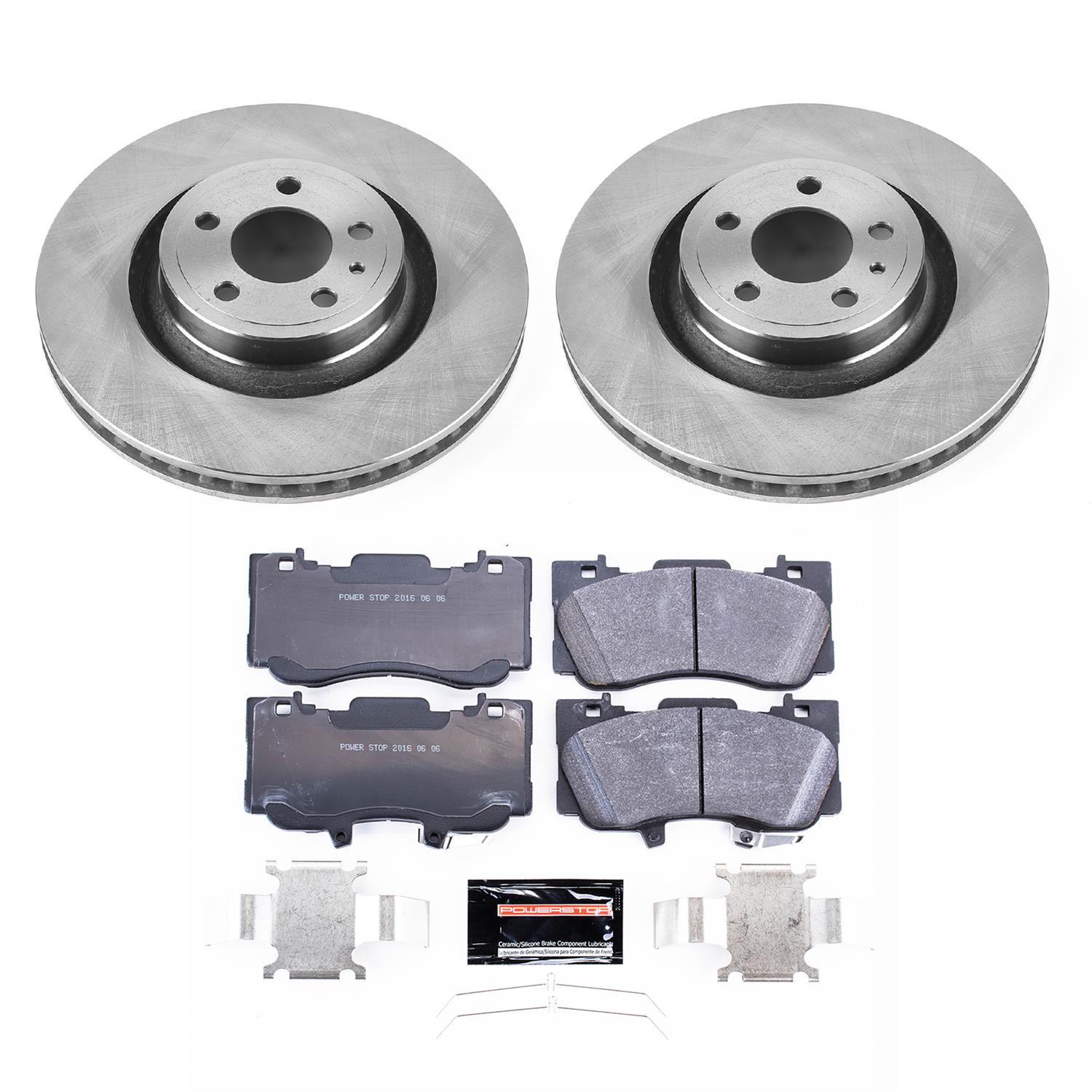 Power Stop 15-19 Ford Mustang Front & Rear Track Day Brake Kit (1x psbTDBK6806, 1x psbTDBK6812) thumbnail 6