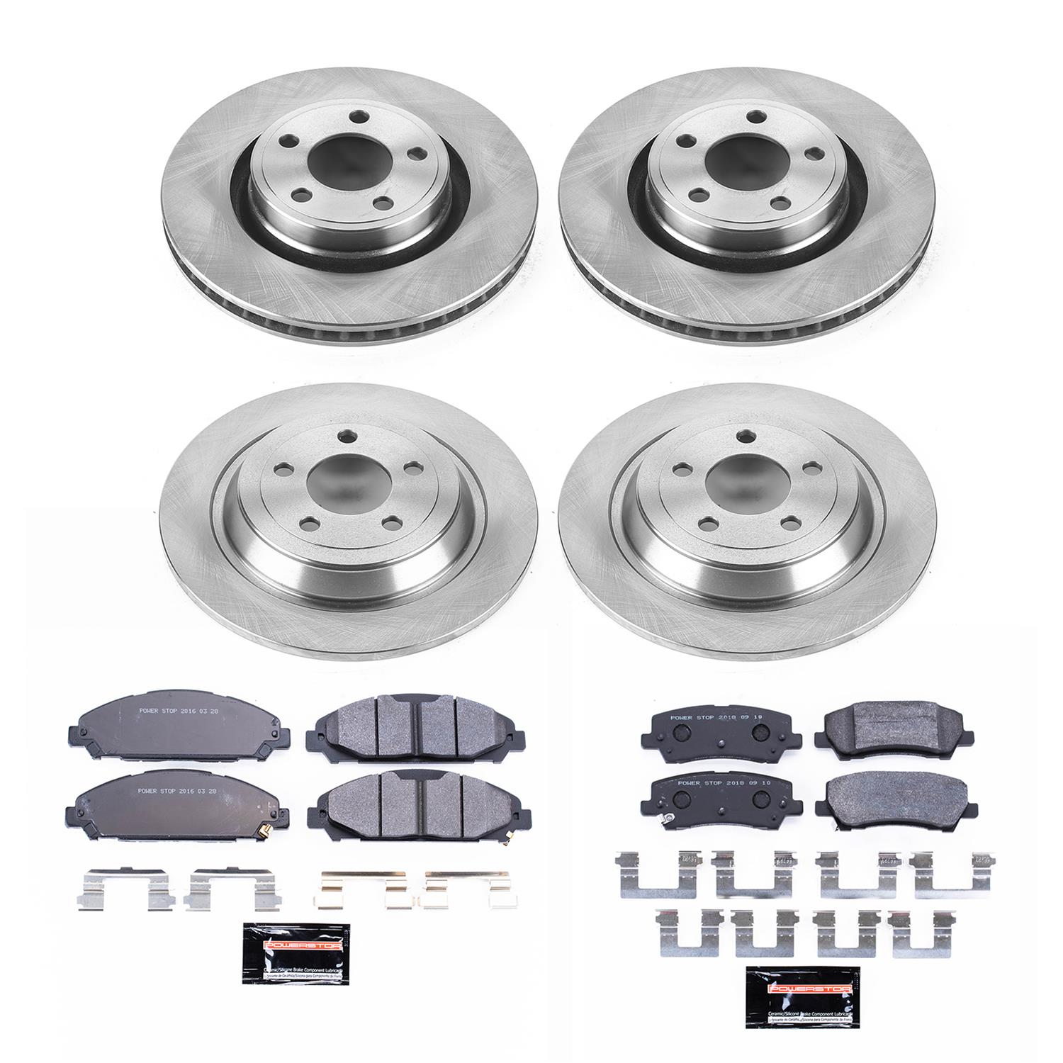 Power Stop 15-19 Ford Mustang Front & Rear Track Day Brake Kit (1x psbTDBK6809, 1x psbTDBK6813) thumbnail 5