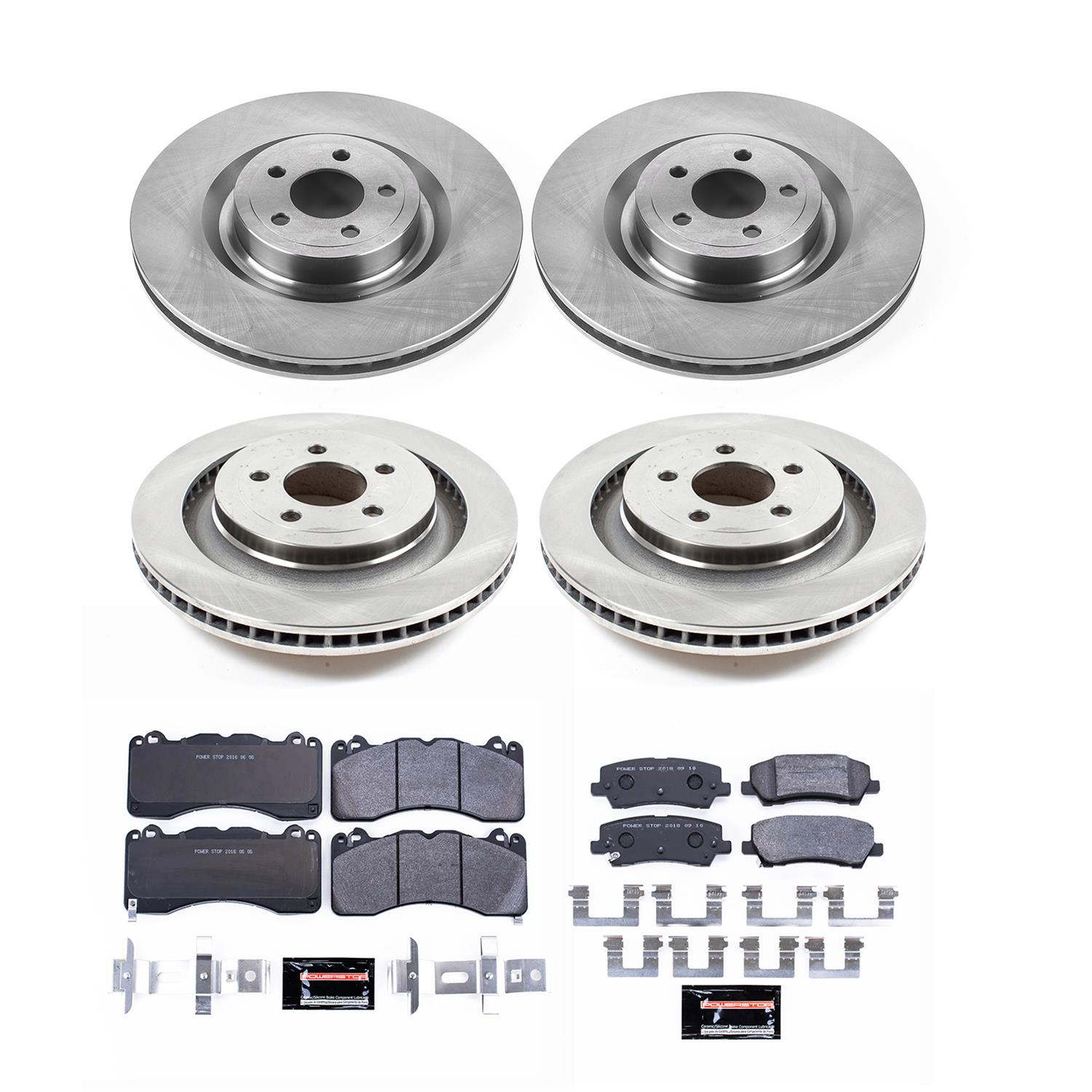 Power Stop 15-22 Ford Mustang Front & Rear Track Day Brake Kit (1x psbPST-1792, 2x psbAR85159, 1x psbTDBK6812) thumbnail 3