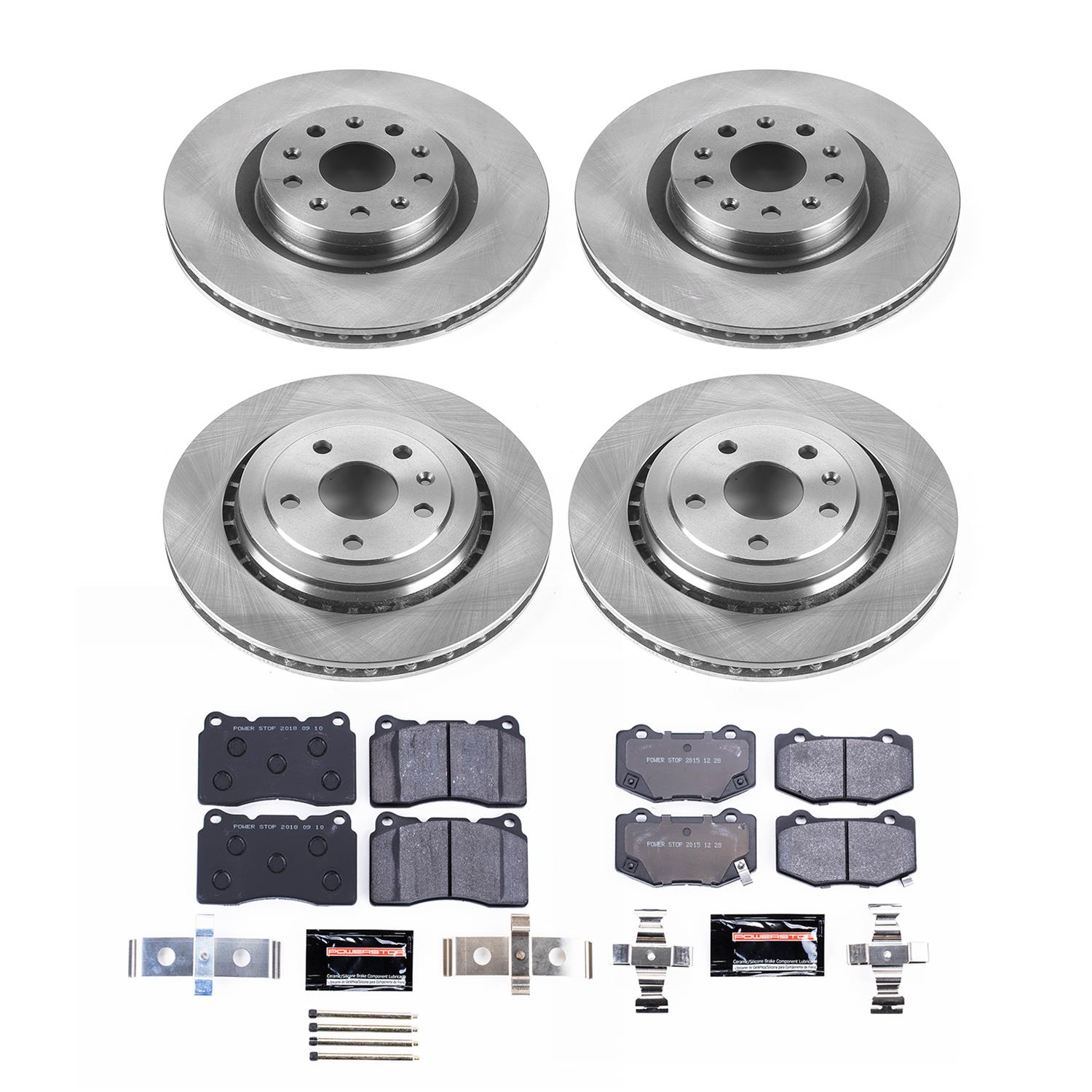 PowerStop Front Track Day Brake Kit | 1994–1996 Nissan 240SX (TDBK754)