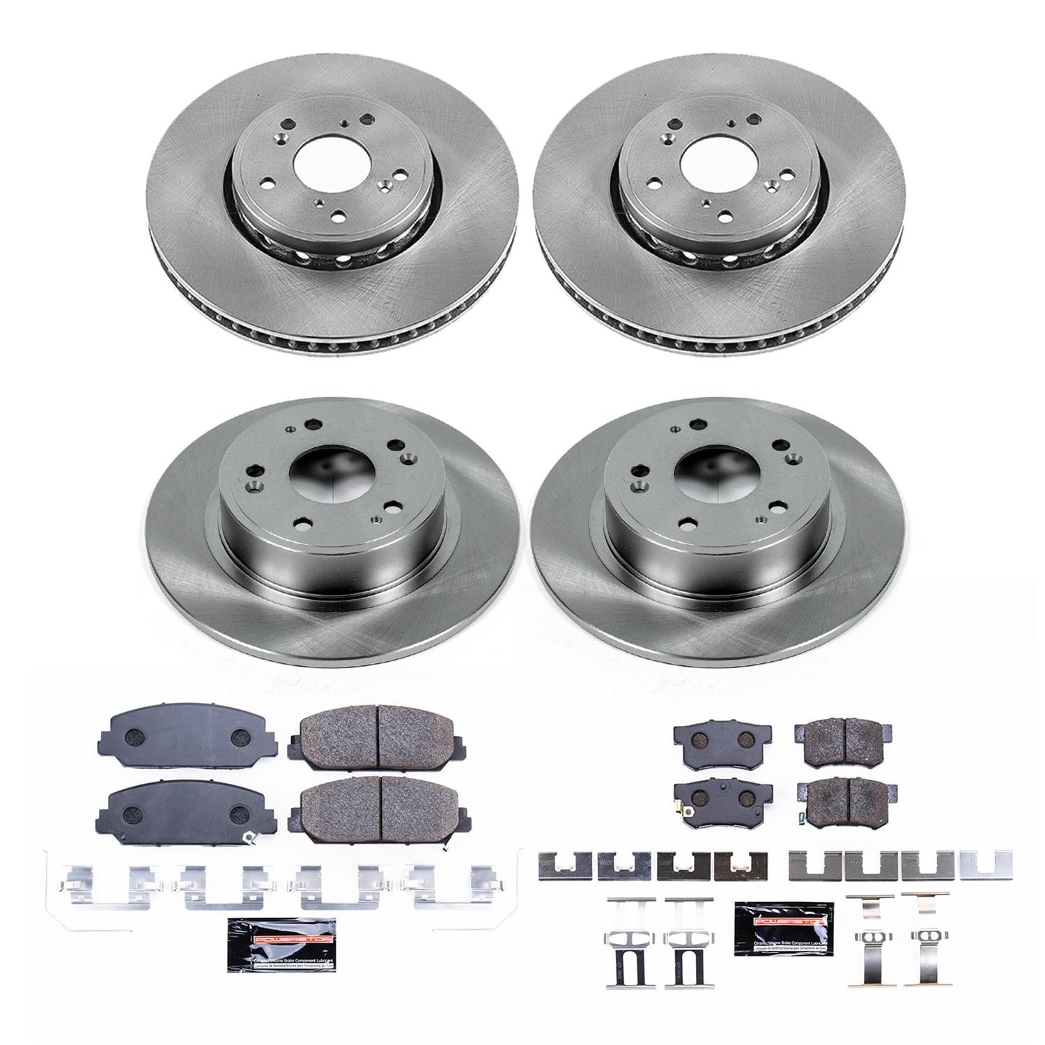 Power Stop 2016 Acura ILX Front & Rear Track Day Brake Kit (1x psbTDBK3128, 1x psbTDBK6940) thumbnail 2