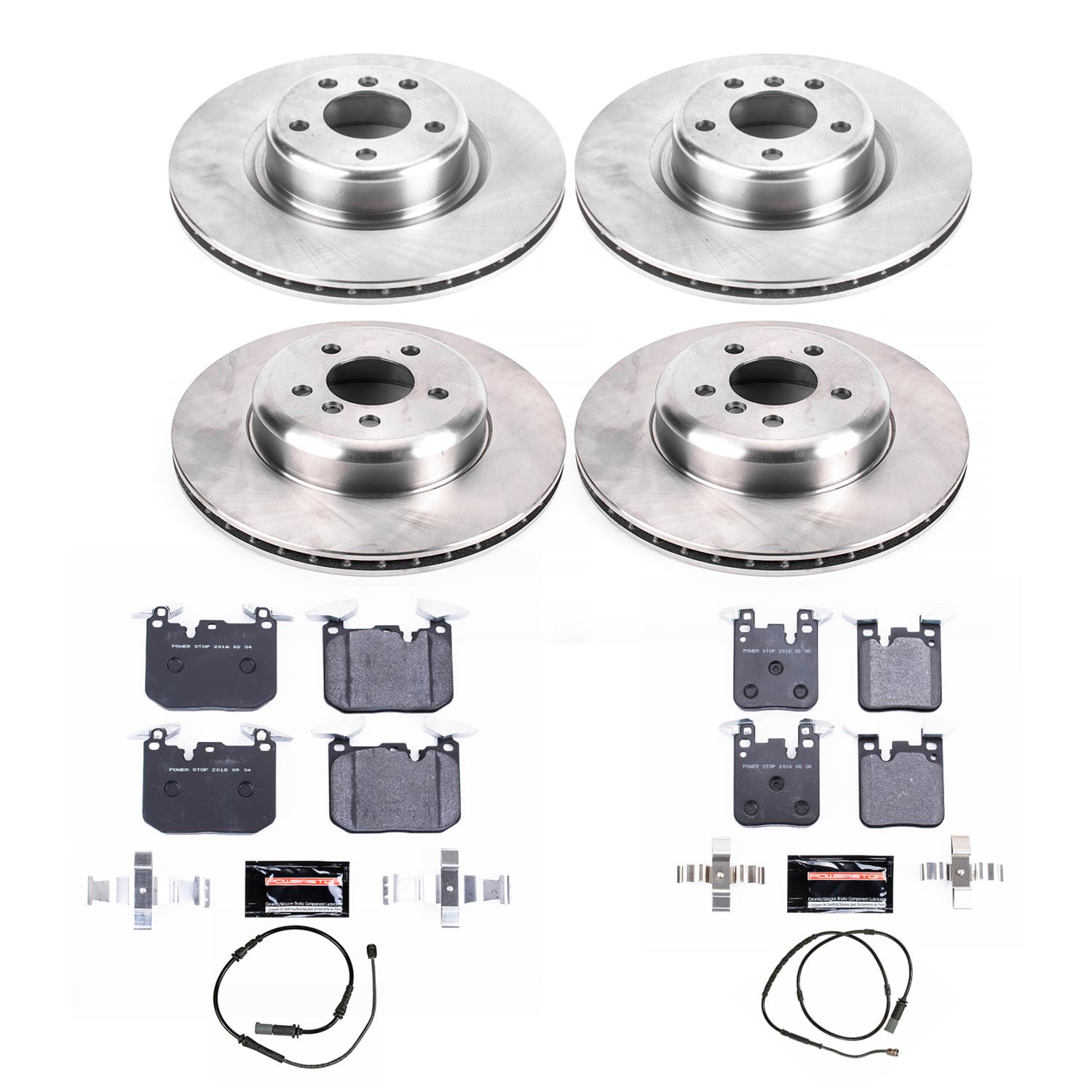 Power Stop 16-18 BMW 320i xDrive Front & Rear Track Day Brake Kit (1x psbTDBK6653, 1x psbTDBK6672) thumbnail 7