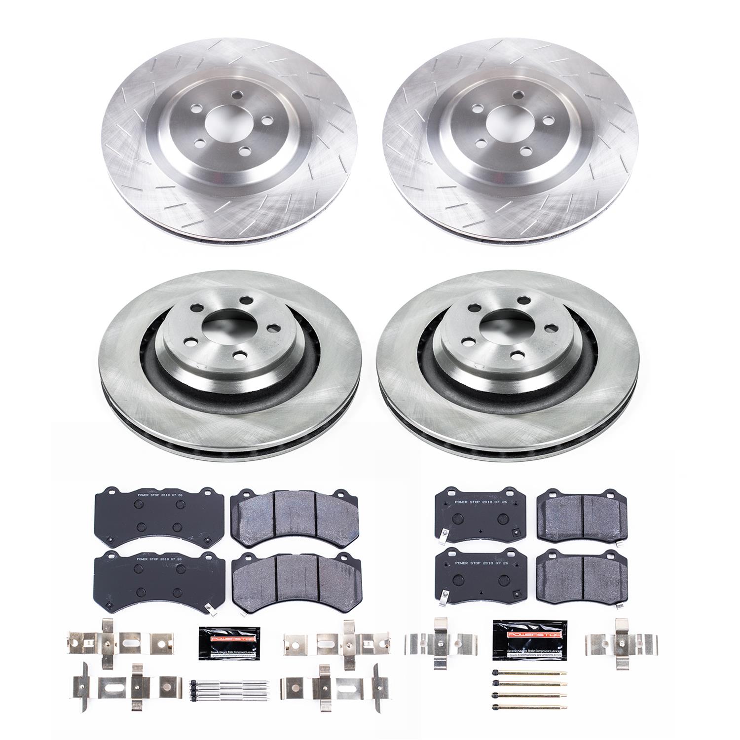 Power Stop 15-20 Dodge Challenger Front & Rear Track Day Brake Kit (1x psbPST-1405, 1x psbTDBK4583, 2x psbAR86002) thumbnail 6