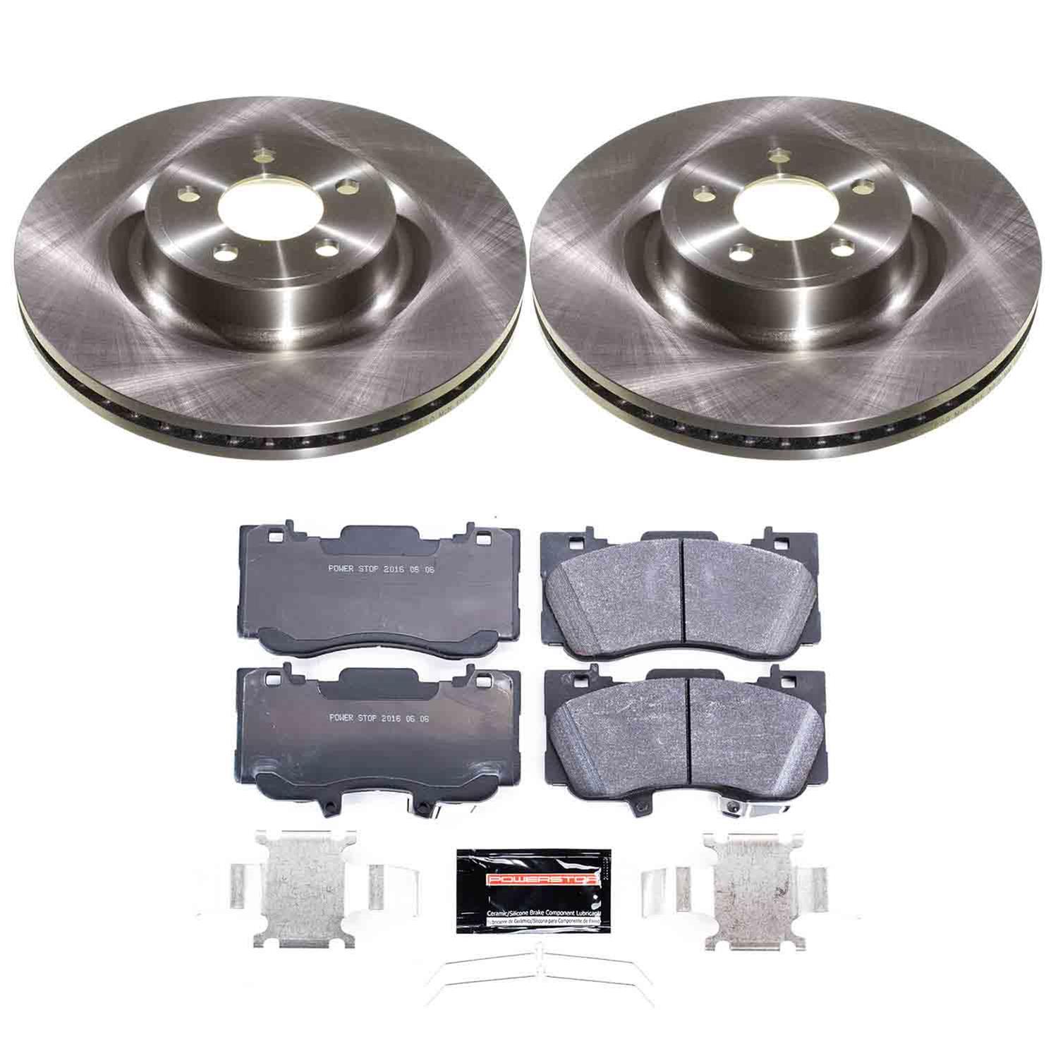 Power Stop 21-23 Ford Mustang Front Track Day Brake Kit thumbnail 4