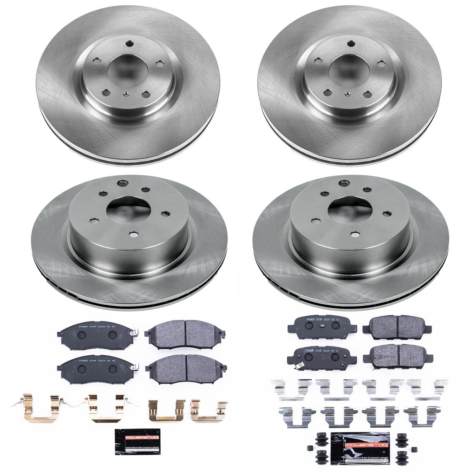 Power Stop 08-12 Infiniti EX35 Front & Rear Track Day SPEC Brake Kit (1x psbTDSK112, 1x psbTDSK179) thumbnail 3