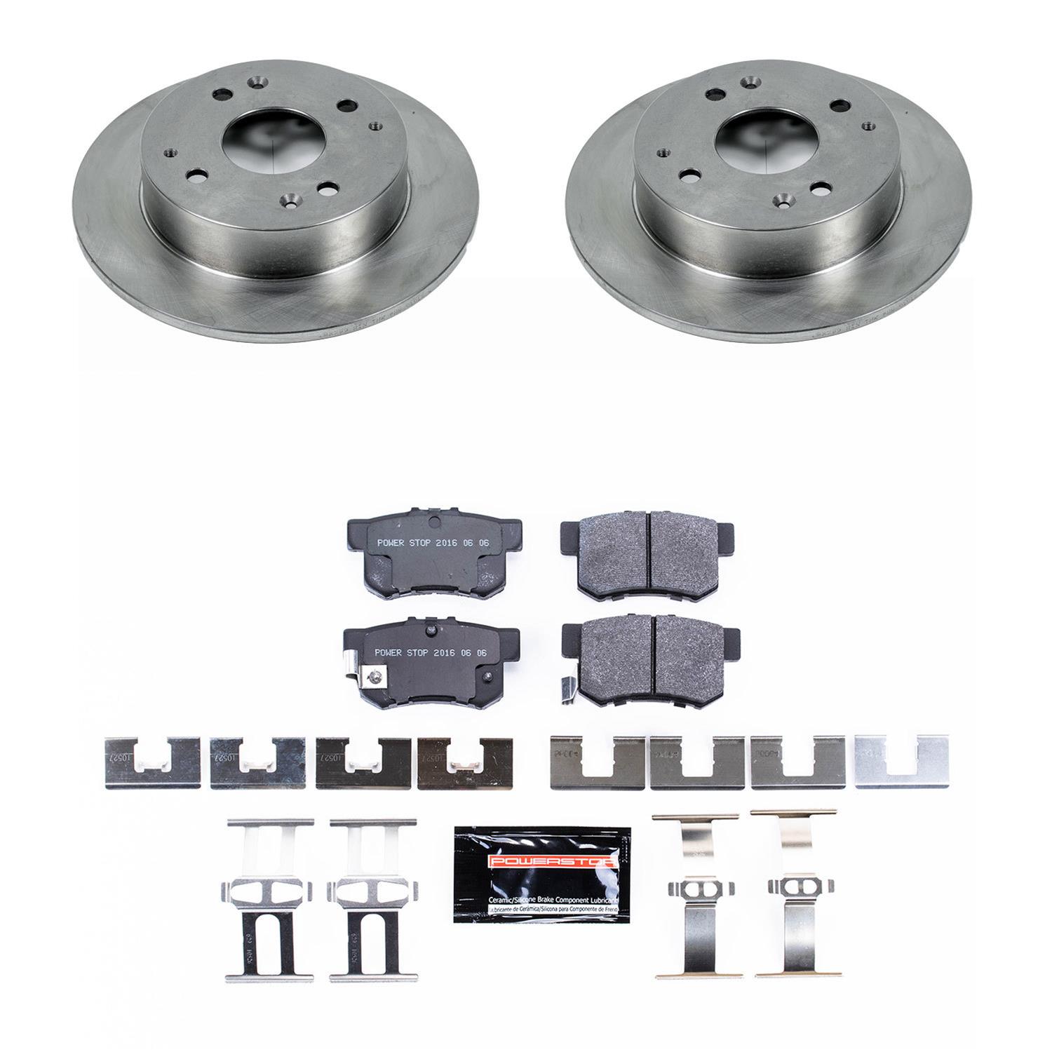 Power Stop 06-11 Honda Civic Front & Rear Track Day SPEC Brake Kit (1x psbTDSK2439, 1x psbTDSK1243) thumbnail 7