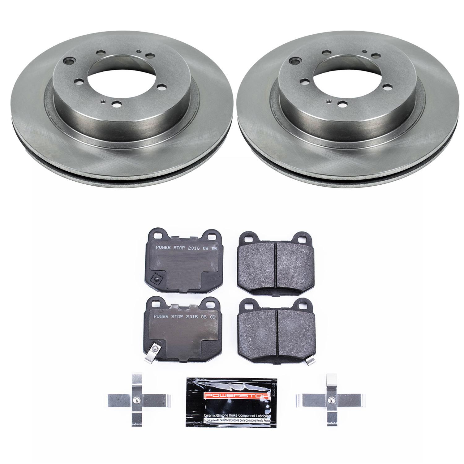 Power Stop 03-06 Mitsubishi Lancer Rear Track Day SPEC Brake Kit thumbnail 3