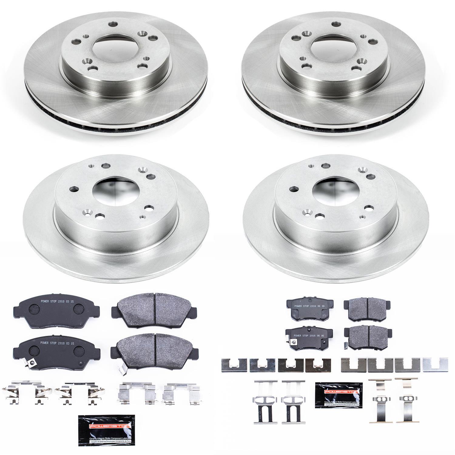 Power Stop 02-06 Acura RSX Front & Rear Track Day SPEC Brake Kit (1x psbTDSK2386, 1x psbTDSK2270) thumbnail 5