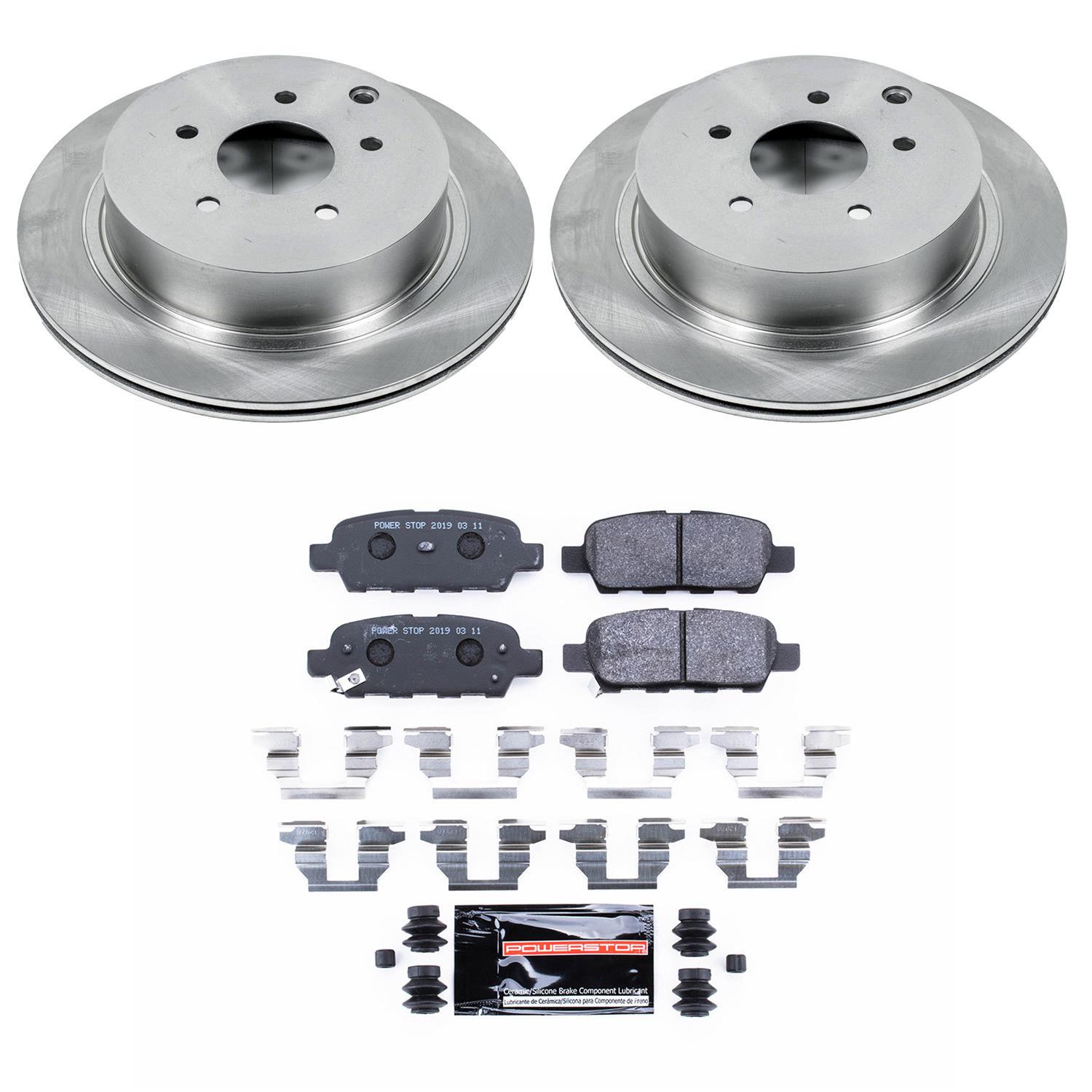 Power Stop 11-14 Nissan Murano Front & Rear Track Day SPEC Brake Kit (1x psbTDSK5263, 1x psbTDSK2427) thumbnail 6