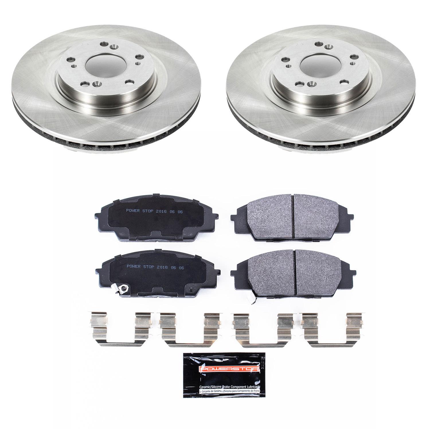 Power Stop 06-11 Honda Civic Front & Rear Track Day SPEC Brake Kit (1x psbTDSK2439, 1x psbTDSK1243) thumbnail 6