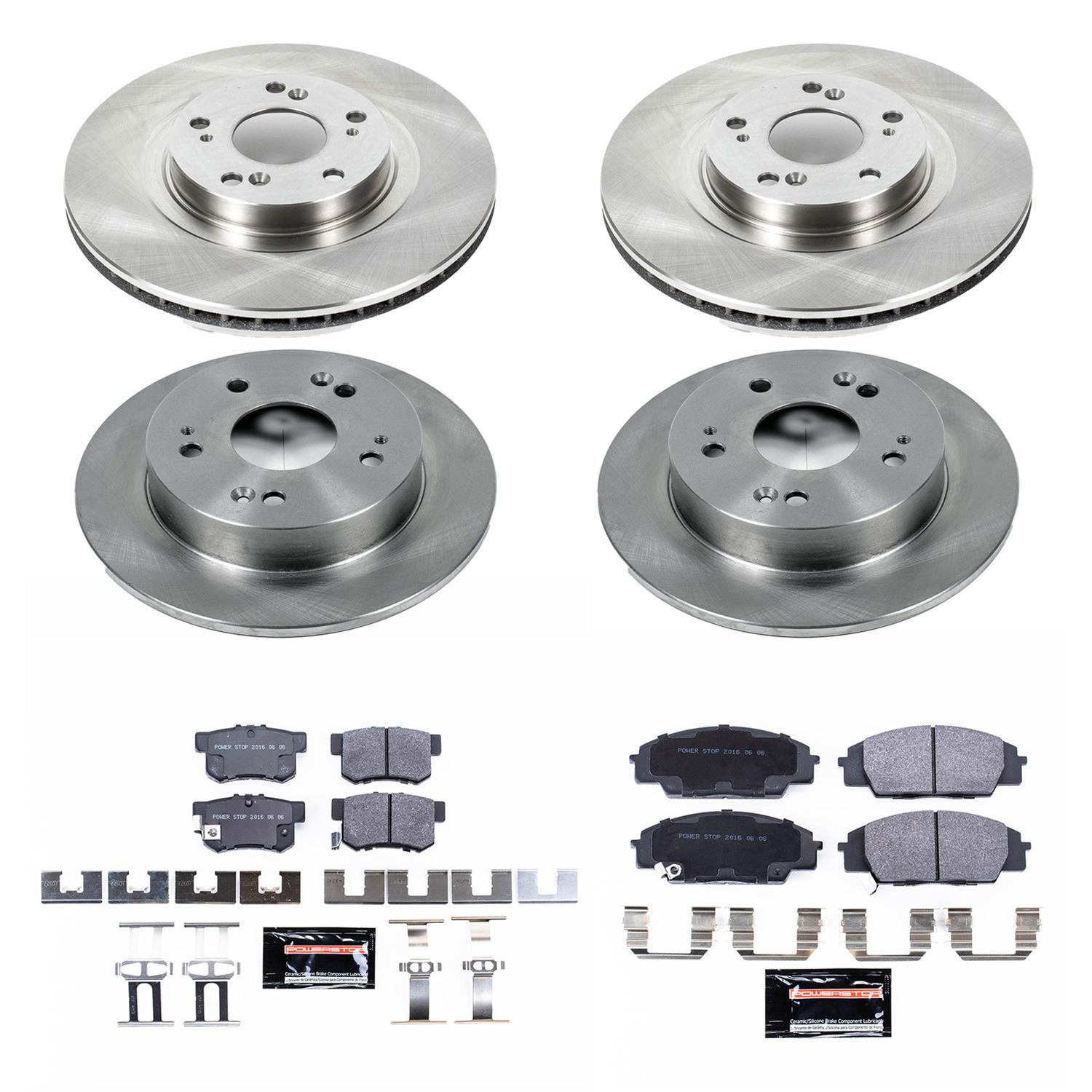 Power Stop 06-11 Honda Civic Front & Rear Track Day SPEC Brake Kit (1x psbTDSK2439, 1x psbTDSK1243) thumbnail 5