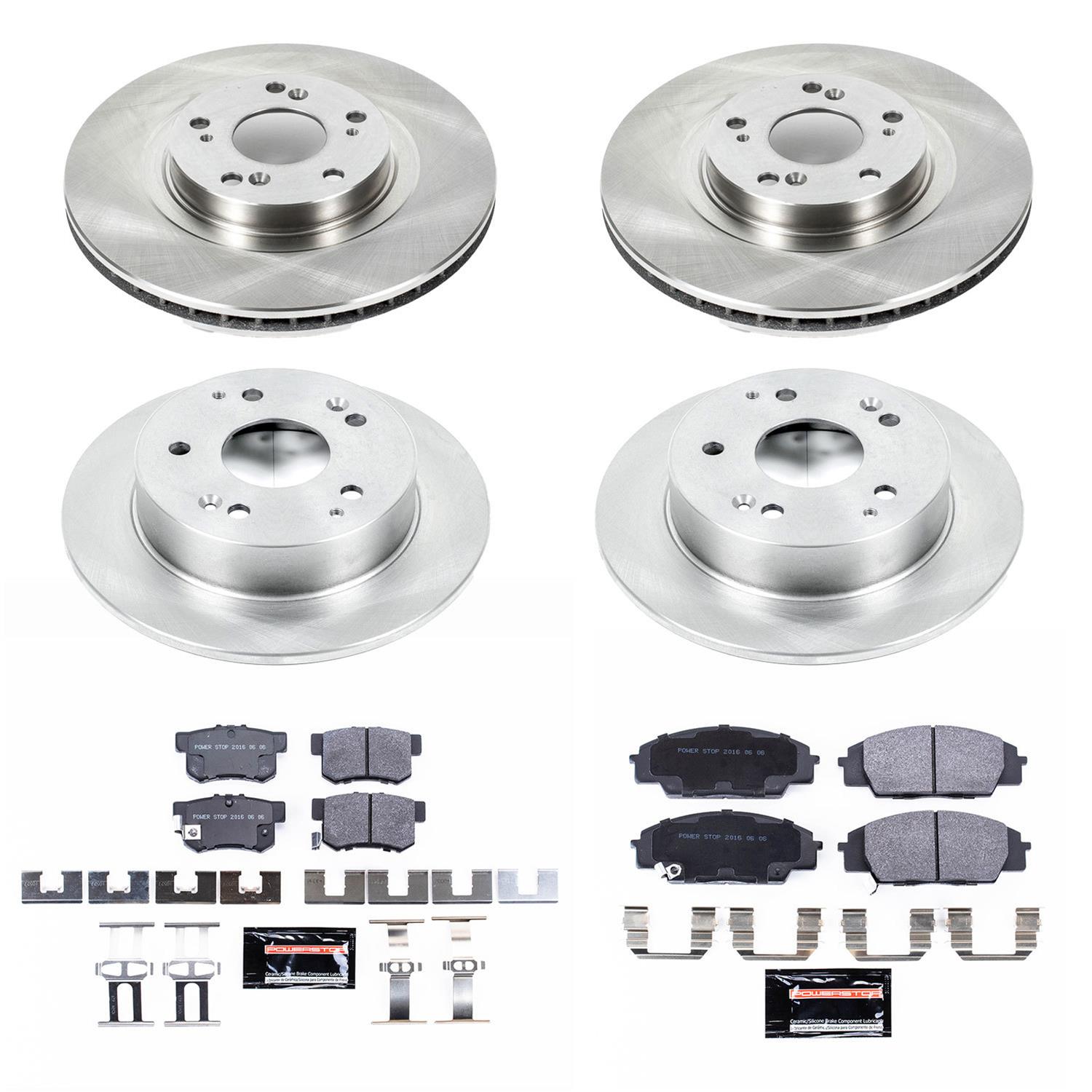 Power Stop 02-06 Acura RSX Front & Rear Track Day SPEC Brake Kit (1x psbTDSK2439, 1x psbTDSK2270) thumbnail 5