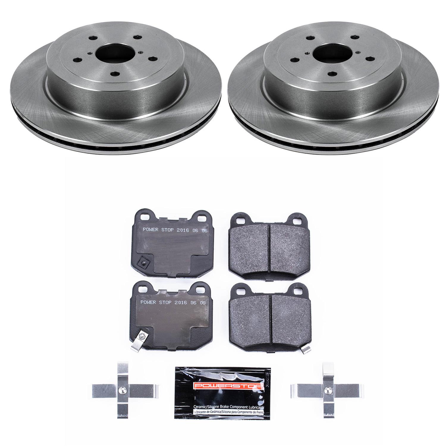 Power Stop 05-07 Subaru Impreza Rear Track Day SPEC Brake Kit thumbnail 3