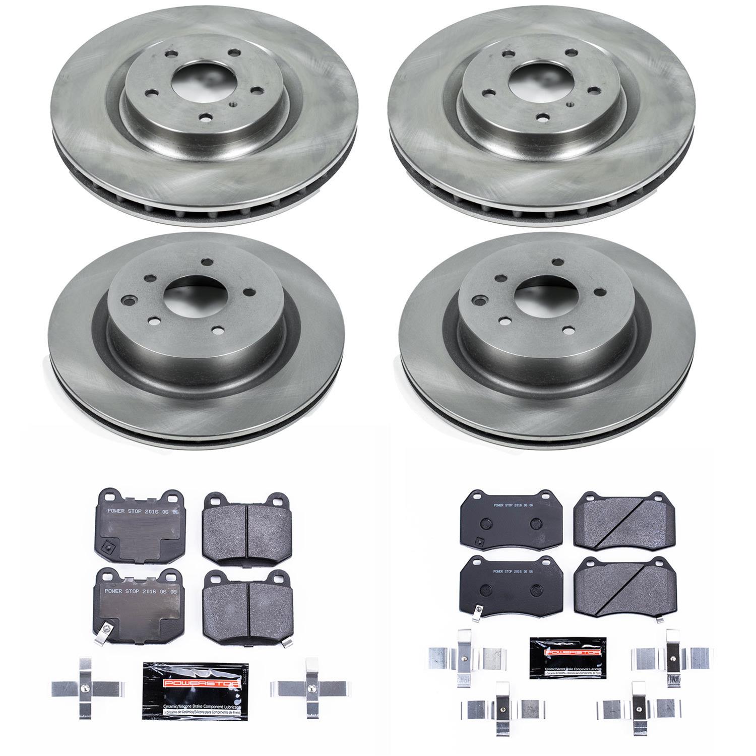 Power Stop 03-04 Infiniti G35 Front & Rear Track Day SPEC Brake Kit (1x psbTDSK104, 1x psbTDSK5303) thumbnail 3