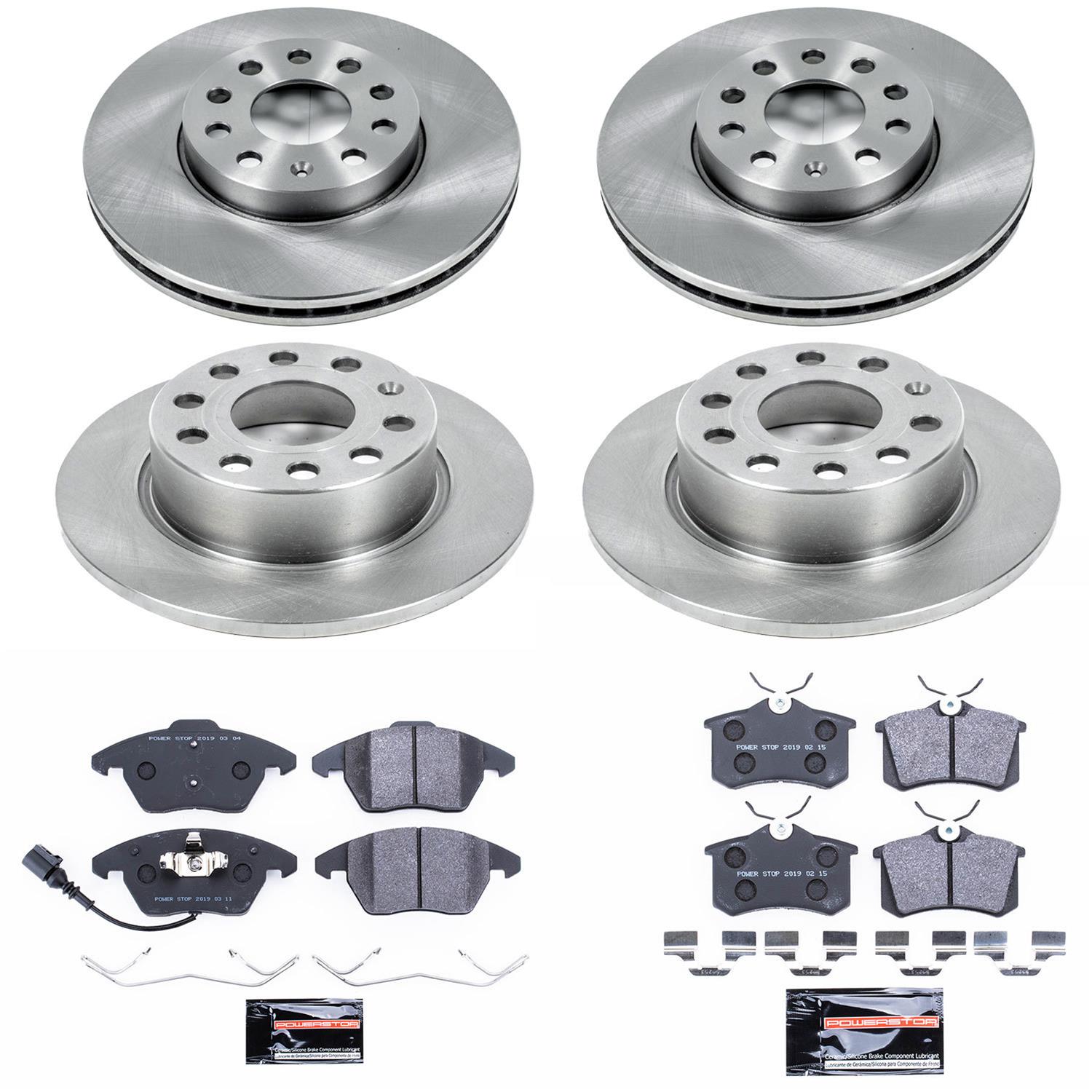 Power Stop 10-12 Audi A3 Front & Rear Track Day SPEC Brake Kit (1x psbTDSK5671, 1x psbTDSK4623) thumbnail 3