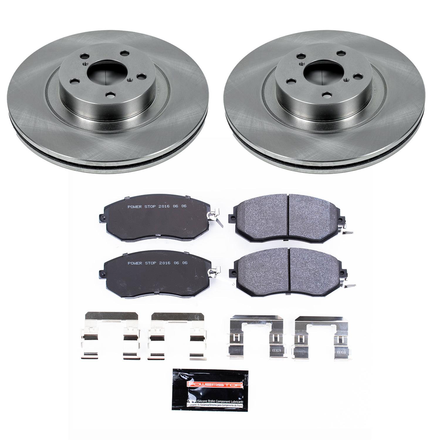 PowerStop Rear Track Day Brake Kit | 1989–1996 Nissan 300ZX (TDBK666) main image 1