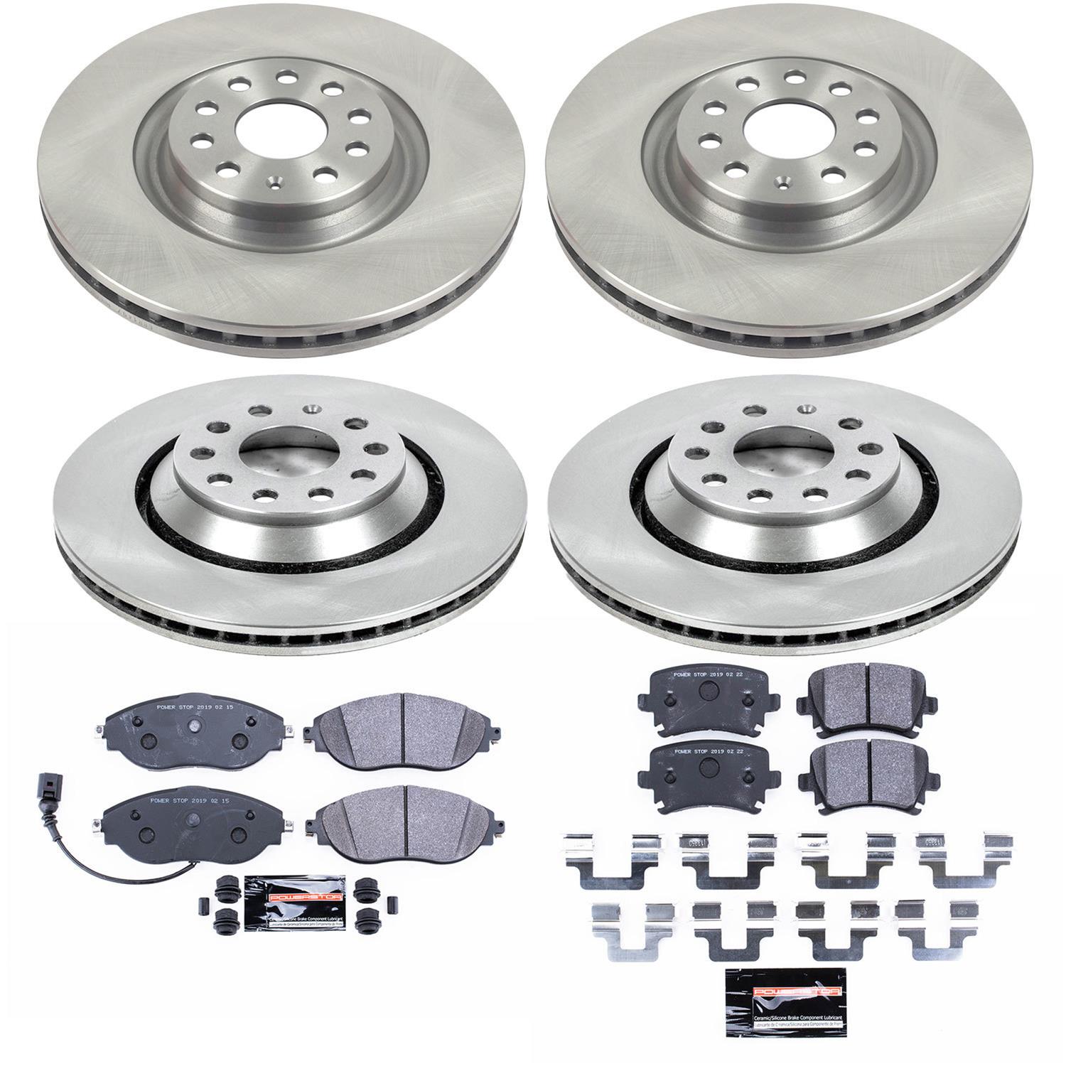 Power Stop 12-17 Volkswagen CC Front & Rear Track Day SPEC Brake Kit (1x psbTDSK7175, 1x psbTDSK4628) thumbnail 3