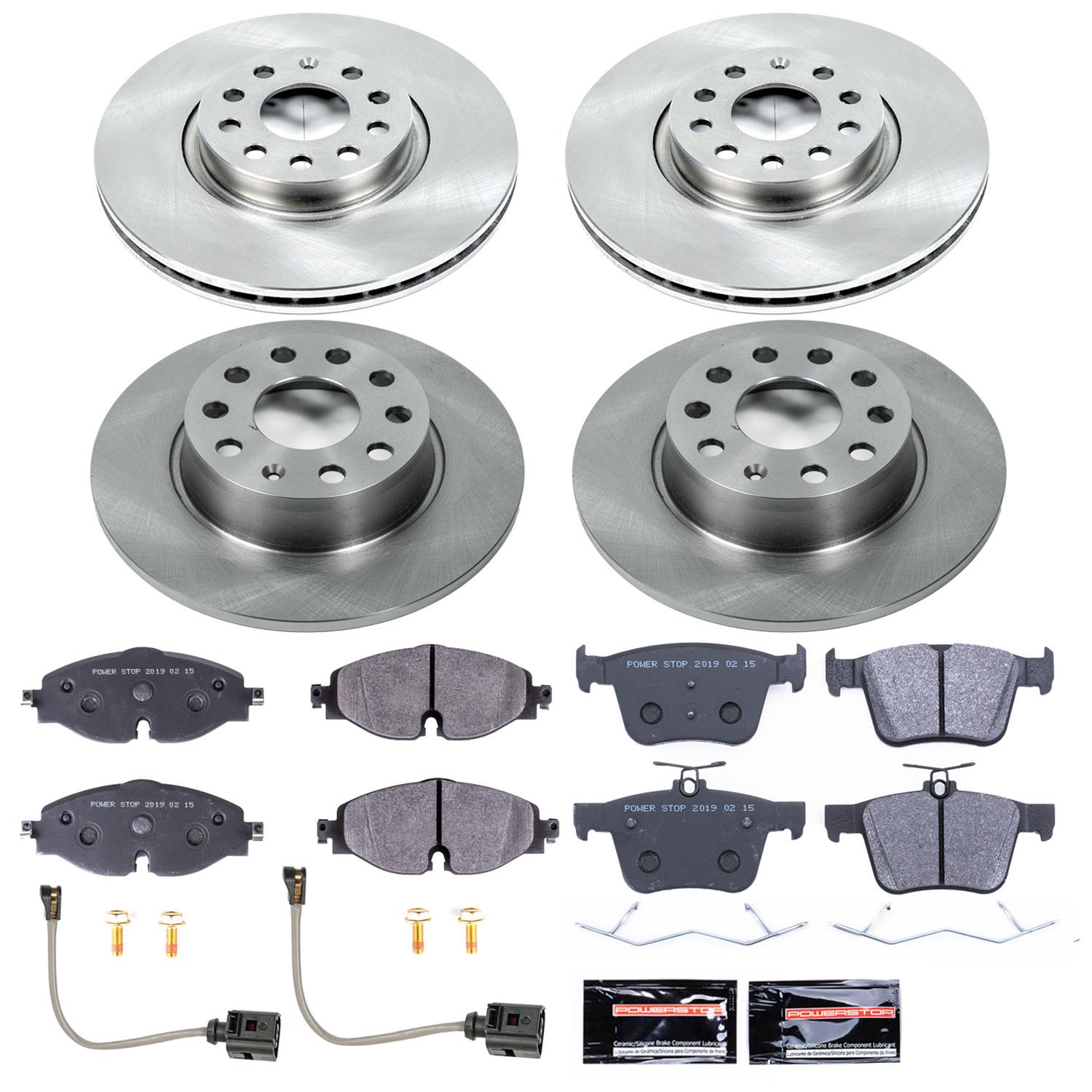 Power Stop 15-18 Audi A3 Front & Rear Track Day SPEC Brake Kit (1x psbTDSK7093, 1x psbTDSK7082) thumbnail 3