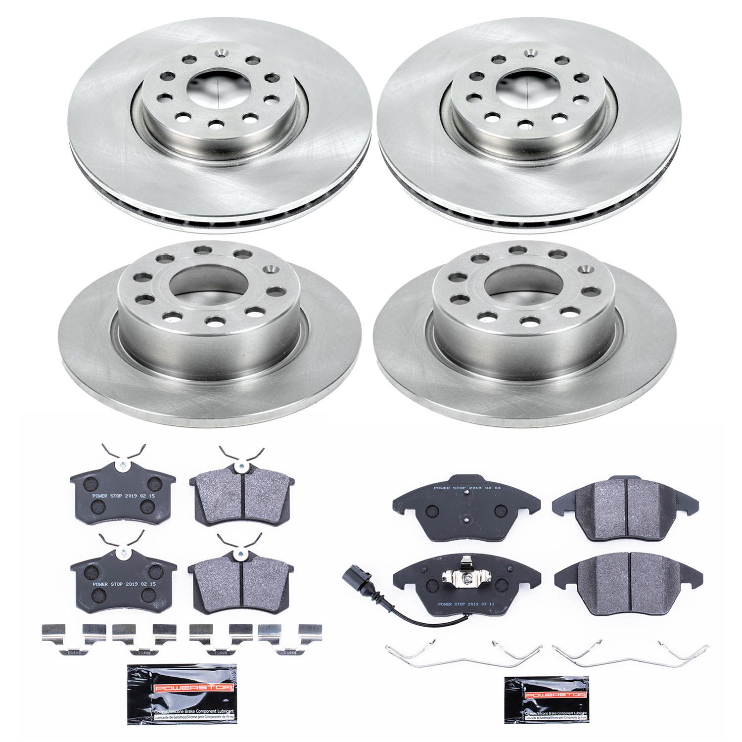 Power Stop 2013 Audi A3 Front & Rear Track Day SPEC Brake Kit (1x psbTDSK5671, 1x psbTDSK2259) thumbnail 2