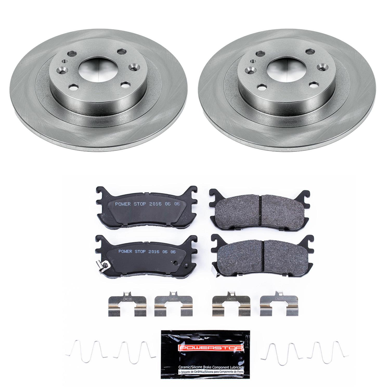 Power Stop 97-03 Ford Escort Rear Track Day SPEC Brake Kit thumbnail 3