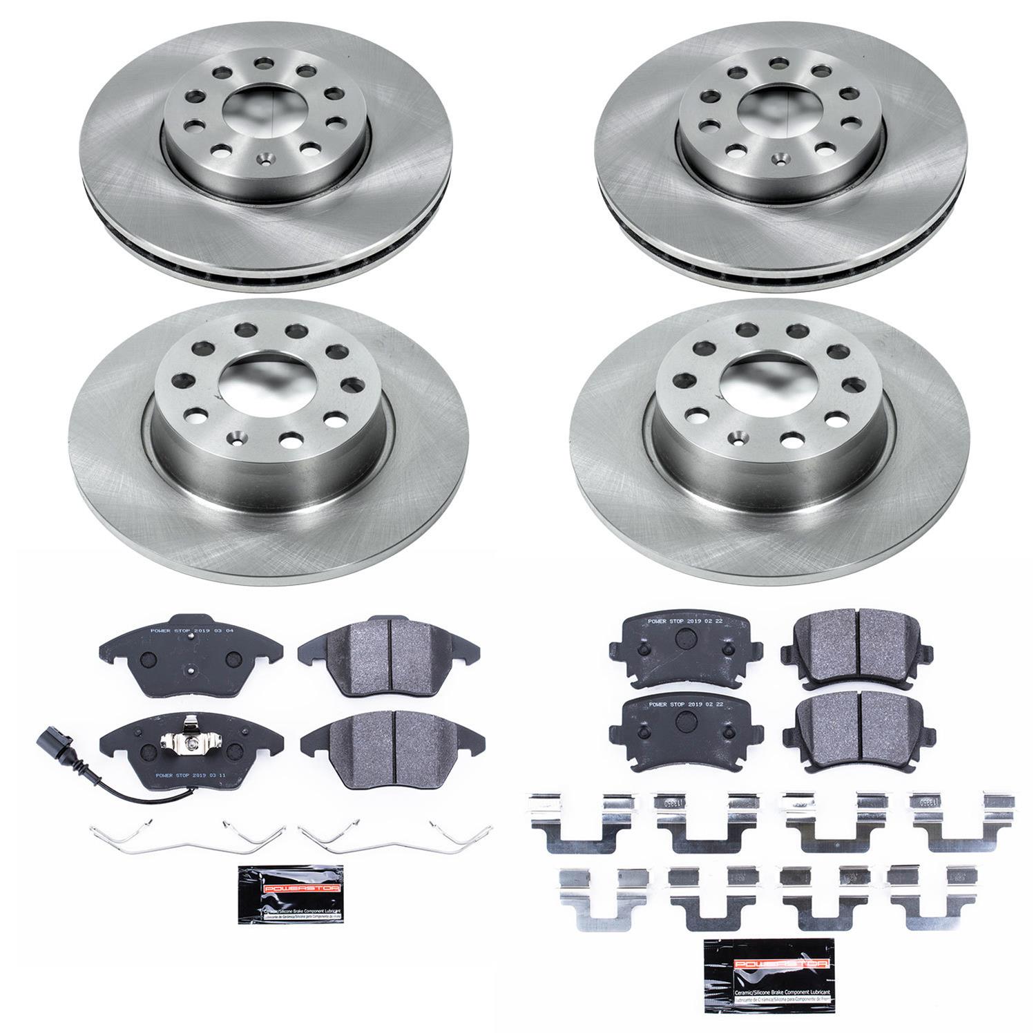 Power Stop 2010 Volkswagen Golf Front & Rear Track Day SPEC Brake Kit (1x psbTDSK5666, 1x psbTDSK4623) thumbnail 3