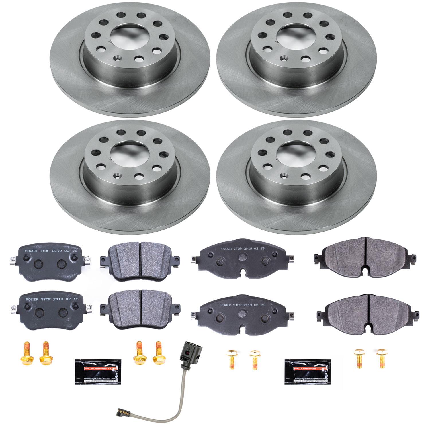 Power Stop 2019 Volkswagen Golf Alltrack Front & Rear Track Day SPEC Brake Kit (1x psbTDSK7053, 1x psbTDSK7082) thumbnail 4