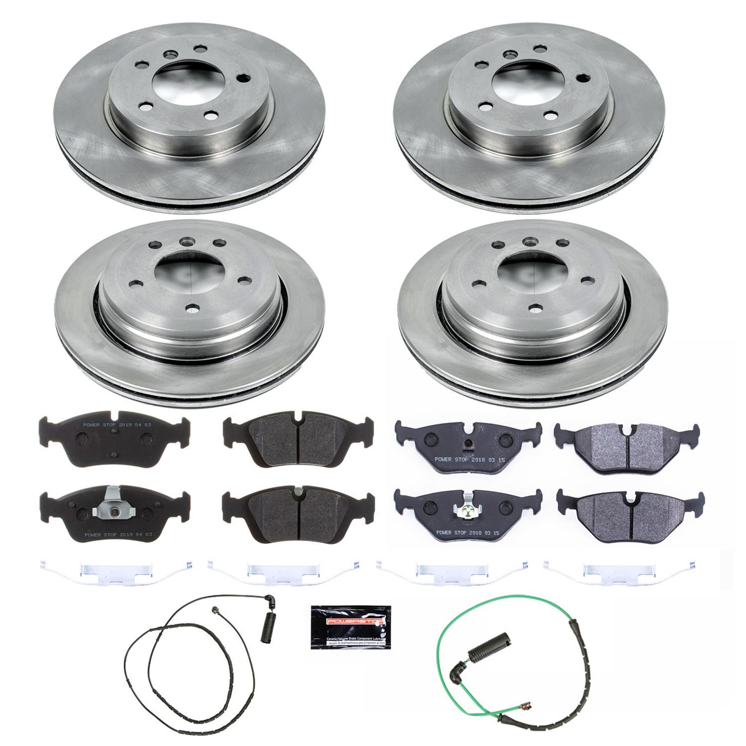 Power Stop 01-05 BMW 325xi Front & Rear Track Day SPEC Brake Kit (1x psbTDSK2970, 1x psbTDSK868) thumbnail 5