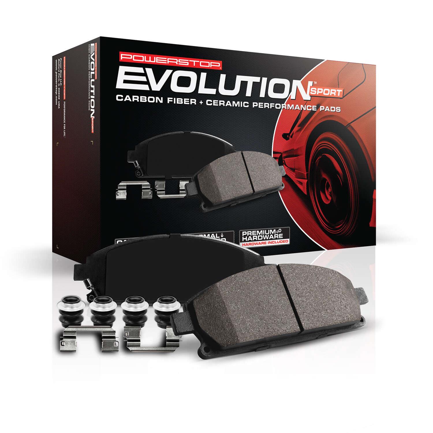 Power Stop 18-21 Land Rover Range Rover Sport Front Z23 Evolution Brake Kit (2x psbSW-1692, 1x psbZ23-1426, 1x psbEBR1409XL, 1x psbEBR1409XR) thumbnail 9