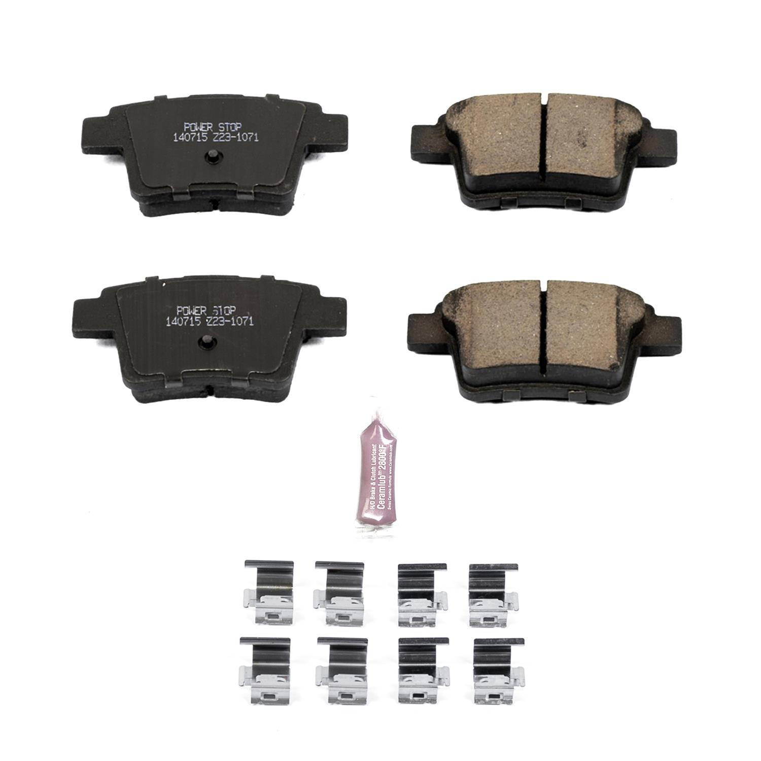 Rear Z23-1602 Power Stop Z23 Evolution Sport Brake Pads