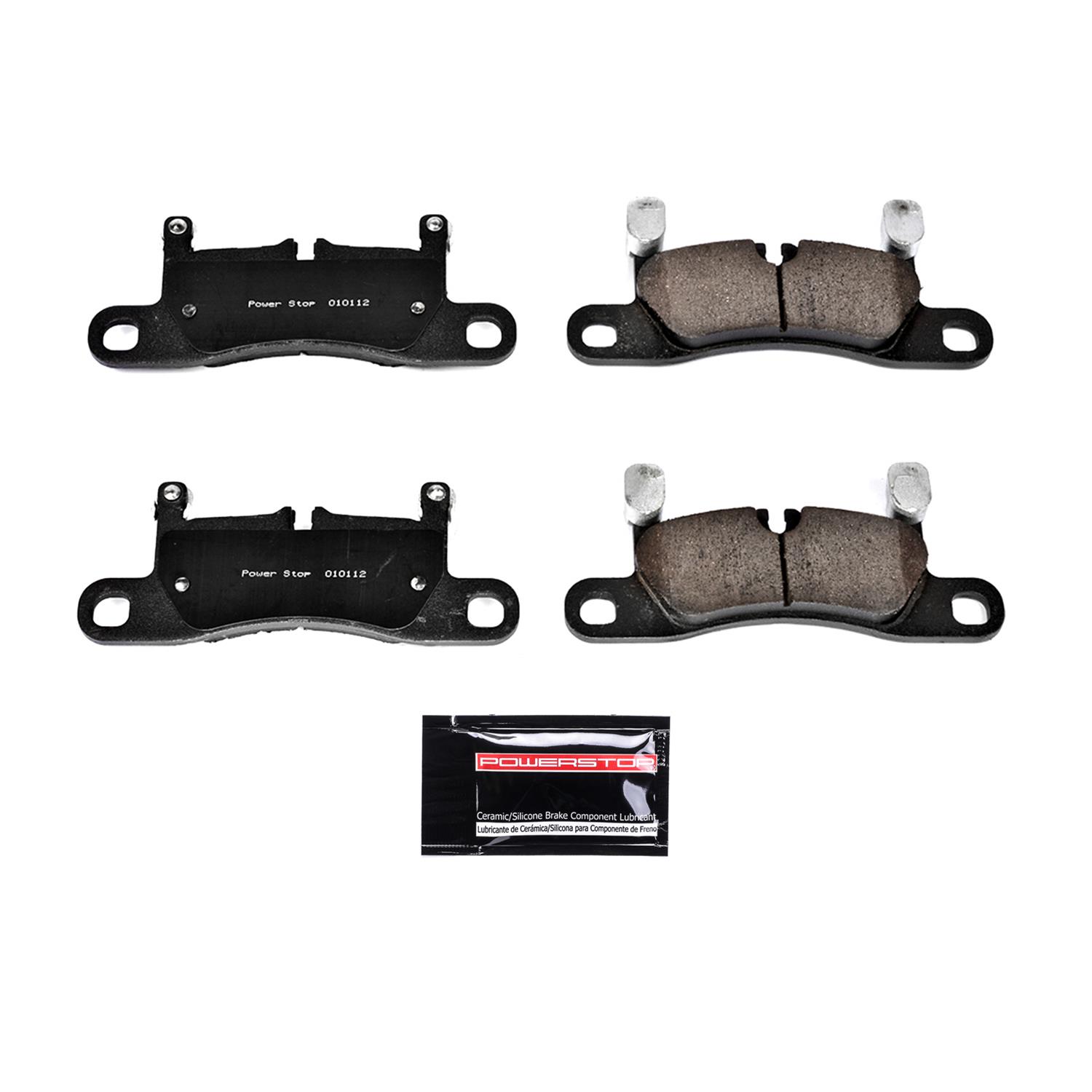 H HENZIKON Front & Rear Ceramic Brake Pads For Chevy Cruze, Volt, Trax, Buick Sonic, Encore – 8pc Kit