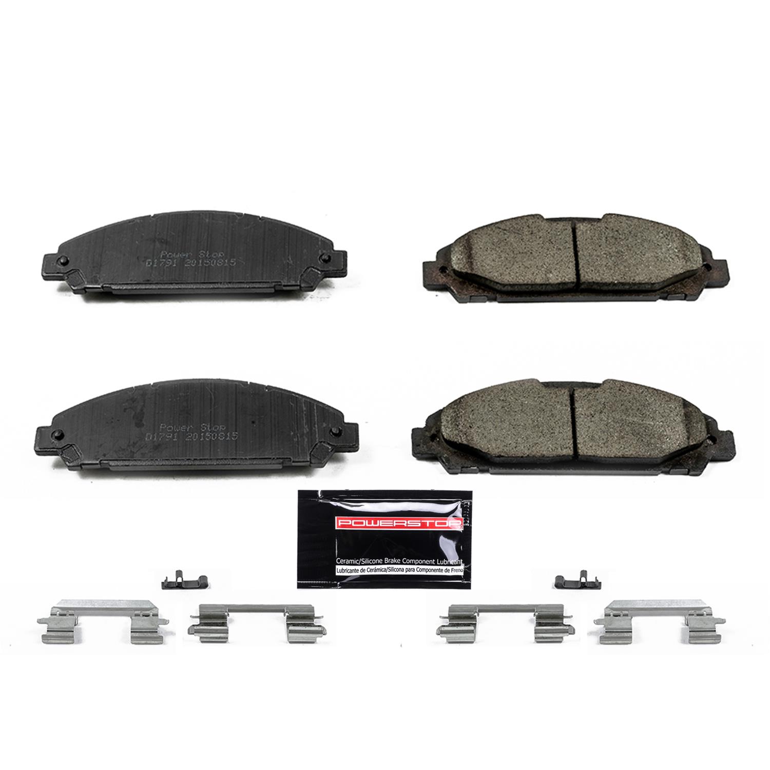 PowerStop Brake Pad Set | 1990–1991 Honda Civic (Z23-373)