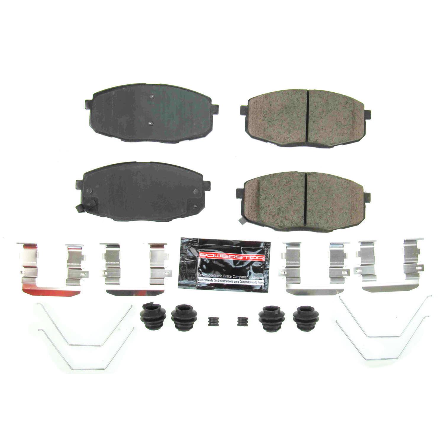 PowerStop Brake Pad Set | 2005–2008 Porsche 911 (Z23-1135)