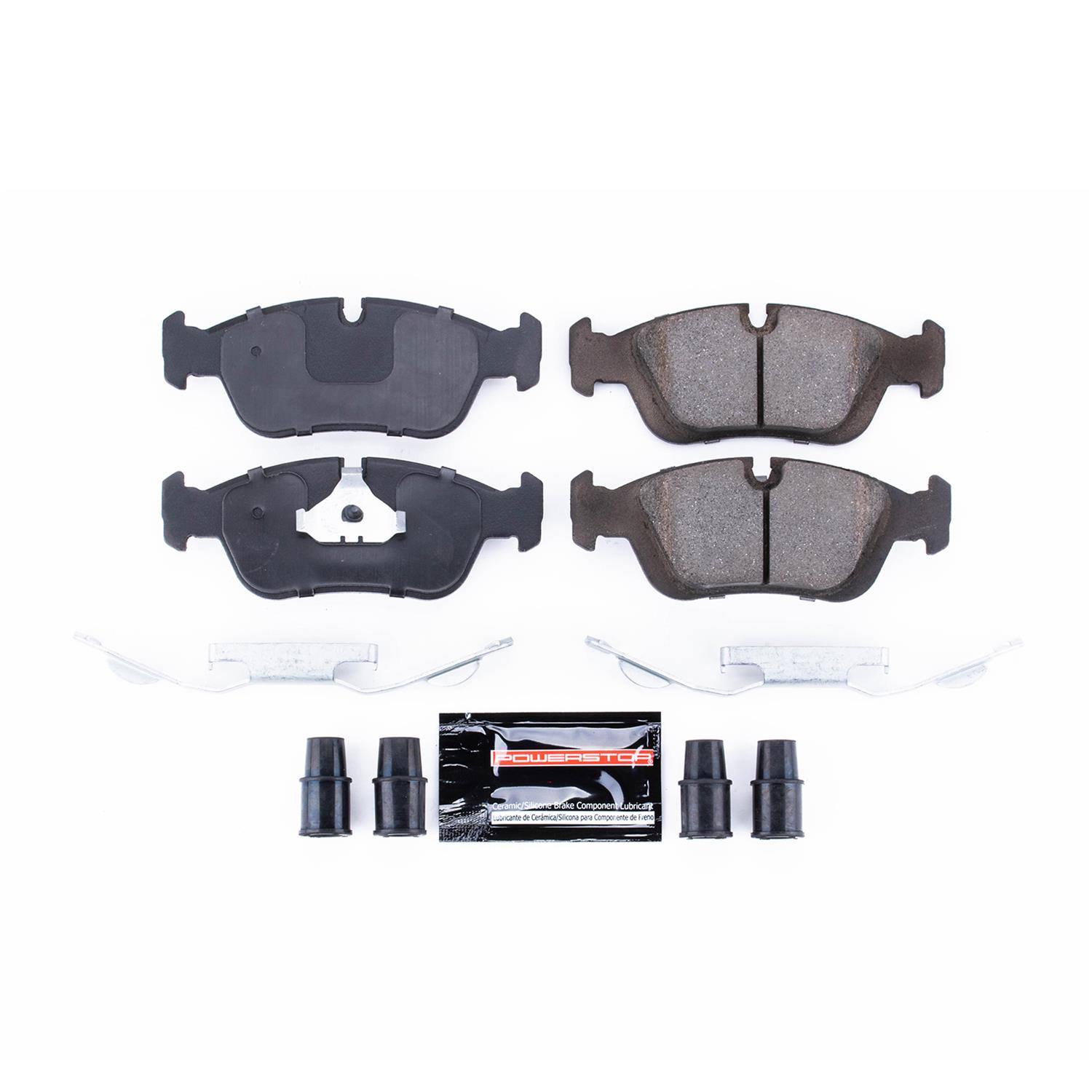 Power Stop Z23-1807 Z23 Evolution Sport Carbon Fiber Infused Ceramic Brake Pad with Hardware